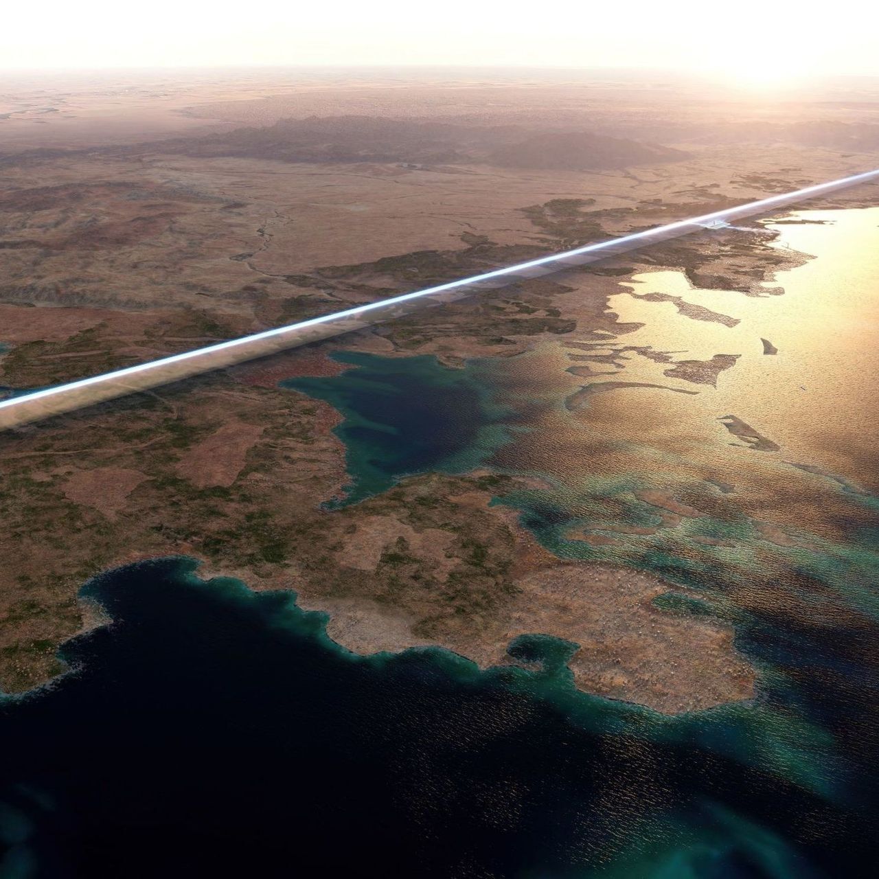 170 km dolgo »The Line« bo prvo linearno mesto na svetu