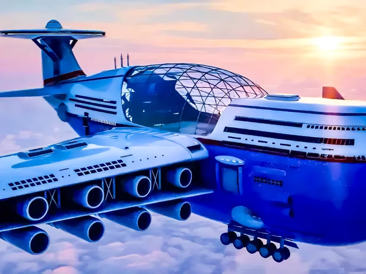 Sky Cruise è la nave volante nucleare ideata da Hashem Al-Ghaili