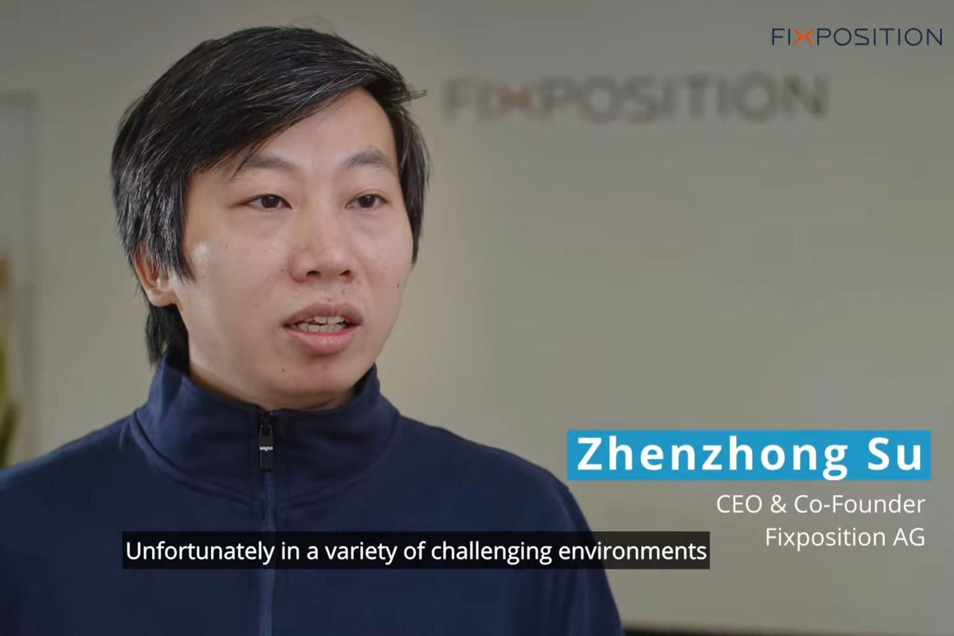 Zhenzhong Su è CEO e co-fondatore di Fixposition AG