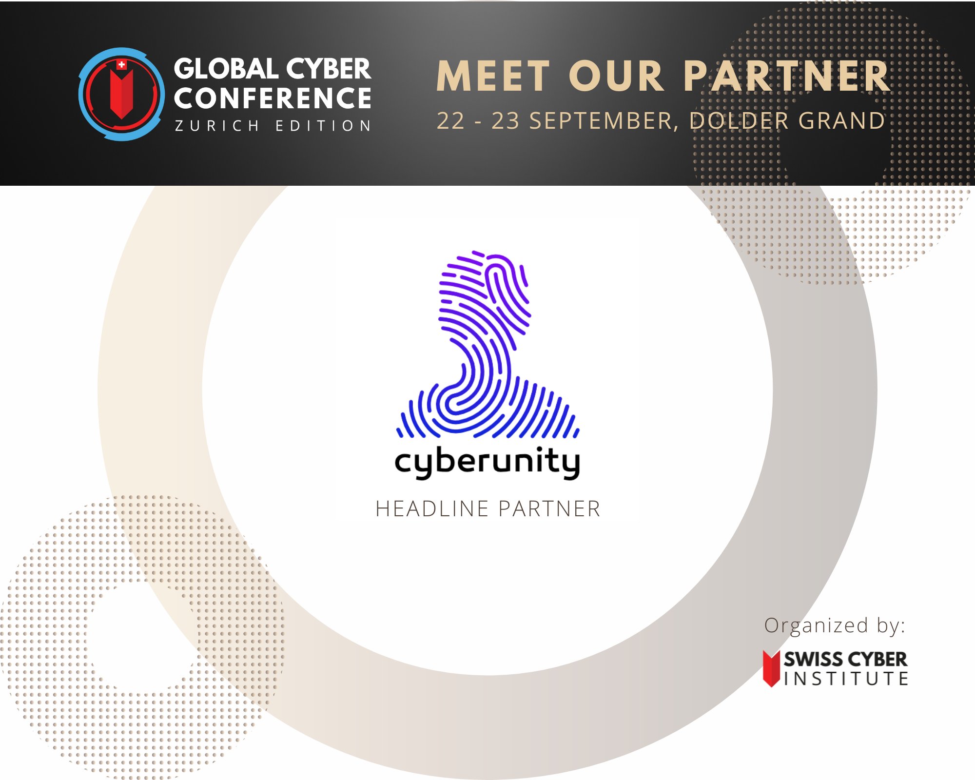I partner della "Global Cyber Conferenze": l'evento è in calendario a Zurigo (Svizzera) il 22 e 23 settembre 2022