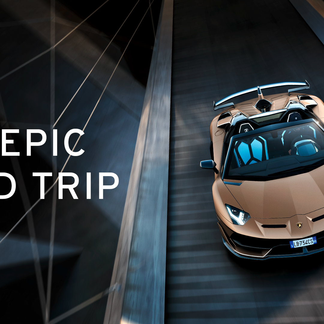 Il teaser del progetto “The epic road trip”di Lamborghini negli NFT