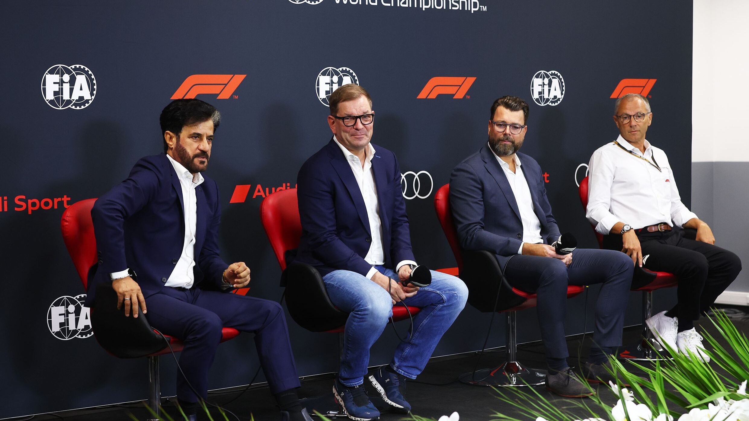 La conferenza stampa di lancio del programma Audi in Formula 1