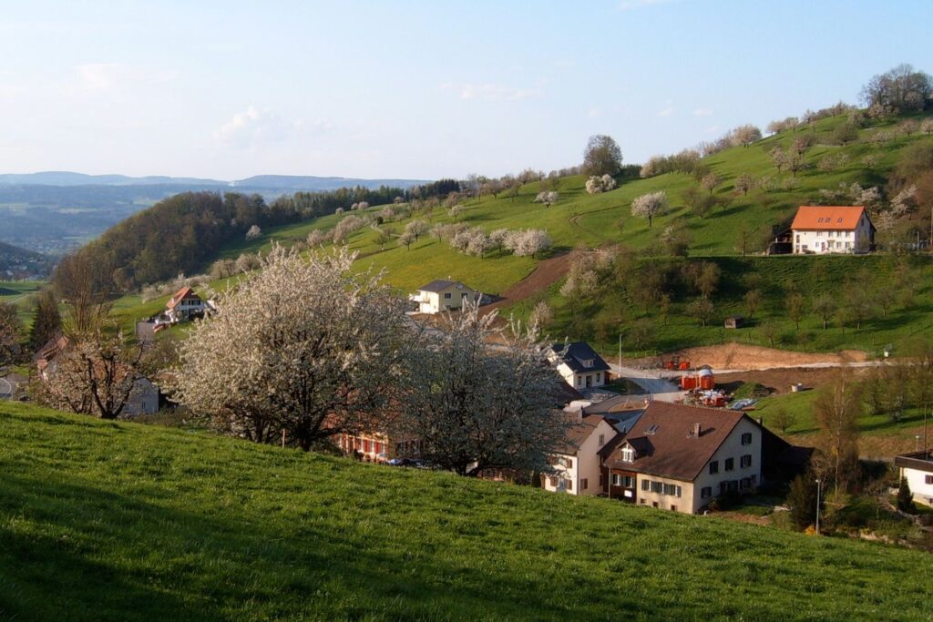 La località di Ittenthal nella regione argoviese del Fricktal