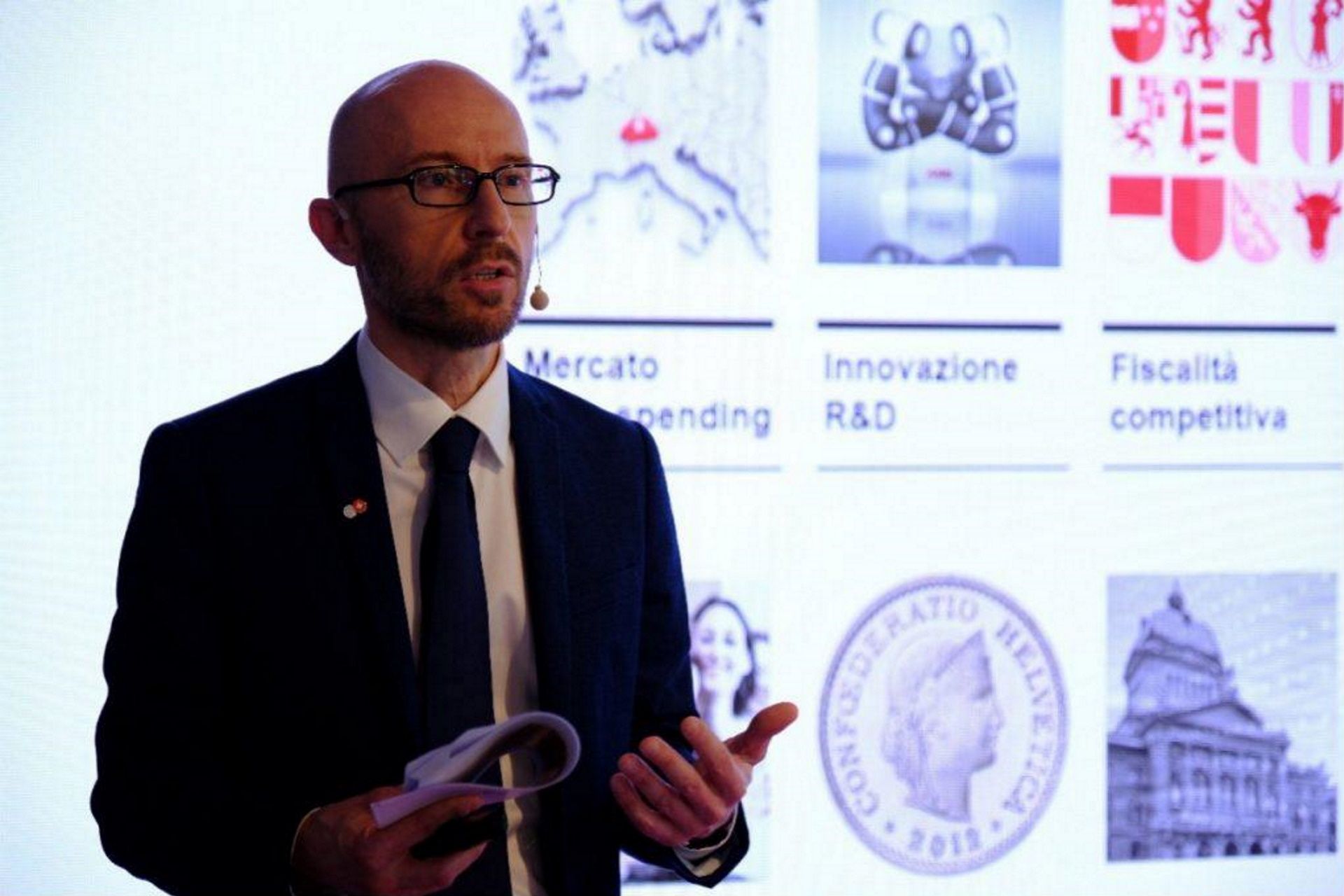 Ο Stefan Zwicky είναι επικεφαλής του Swiss Business Hub Italy