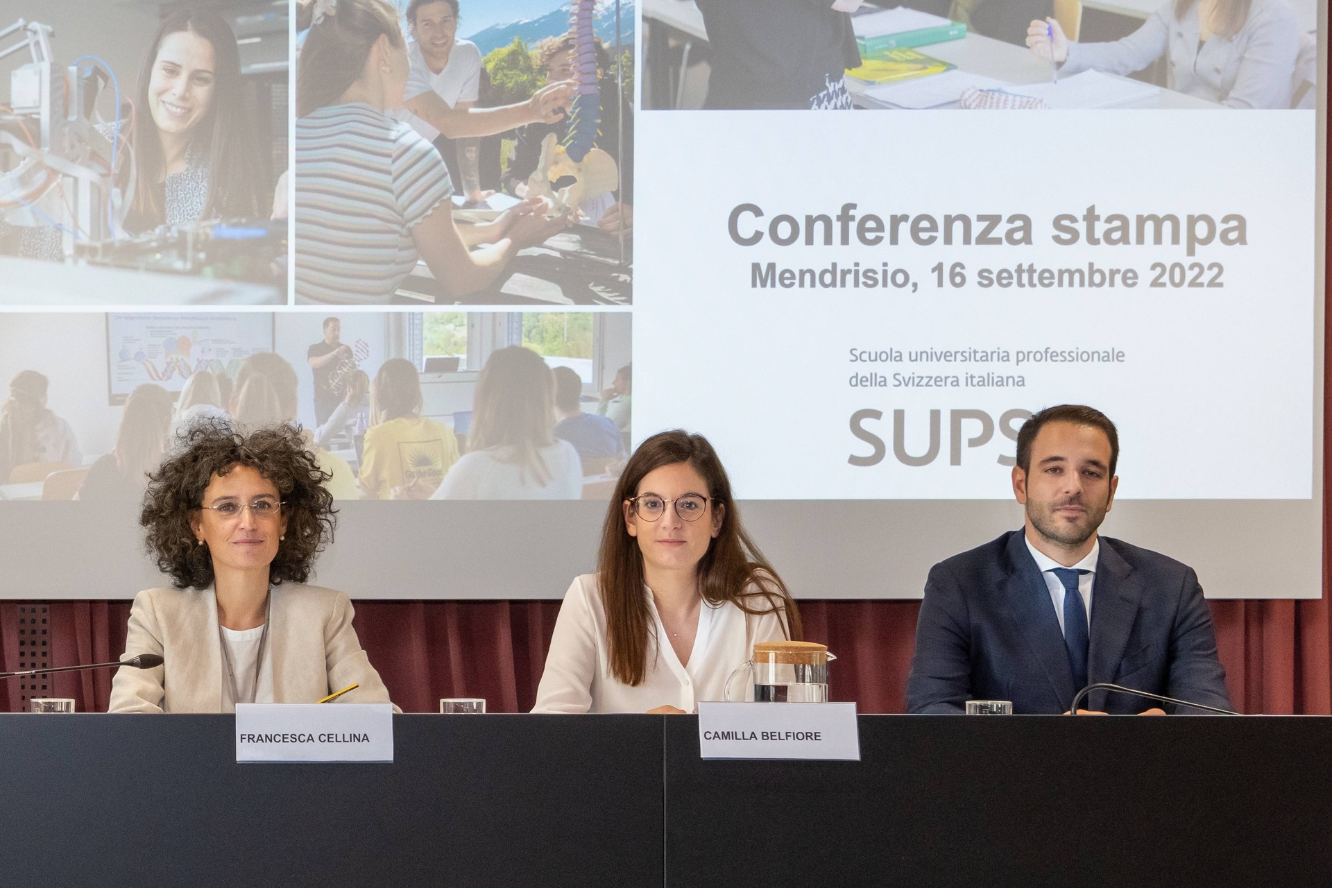 La conferenza stampa della SUPSI del 16 settembre 2022 a Mendrisio in Ticino