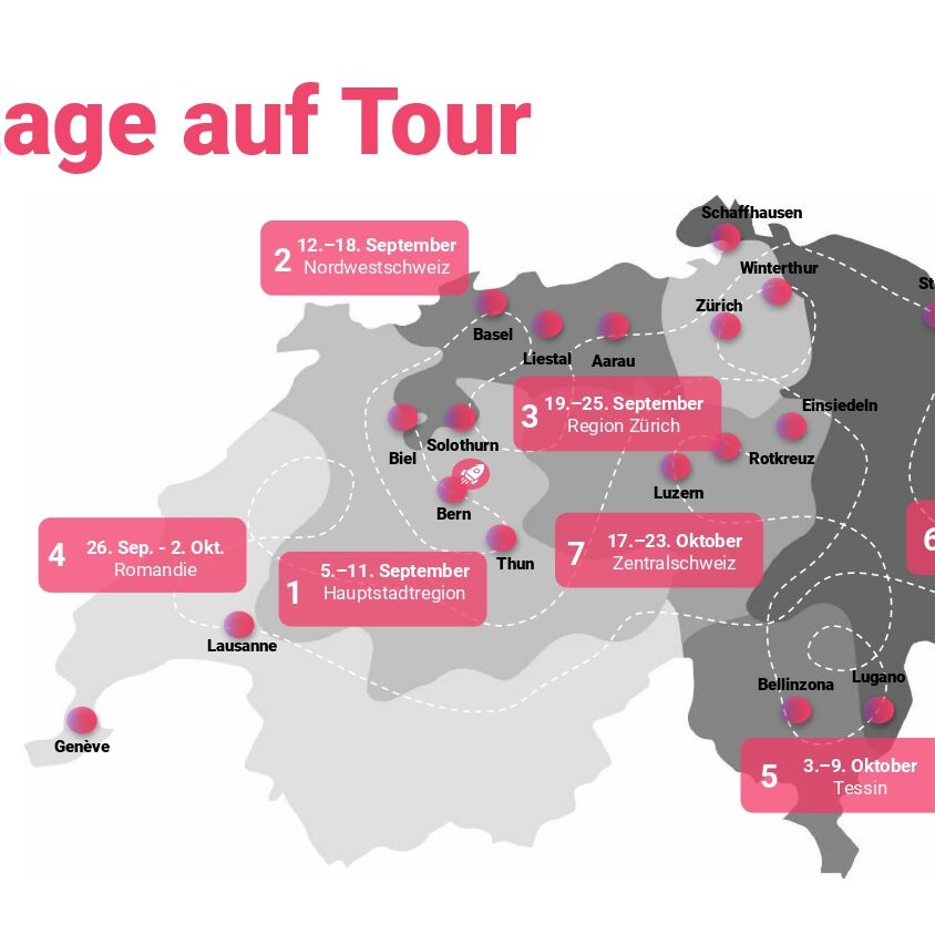 19 lokacija izdanja 'Swiss Digital Days' 2022.
