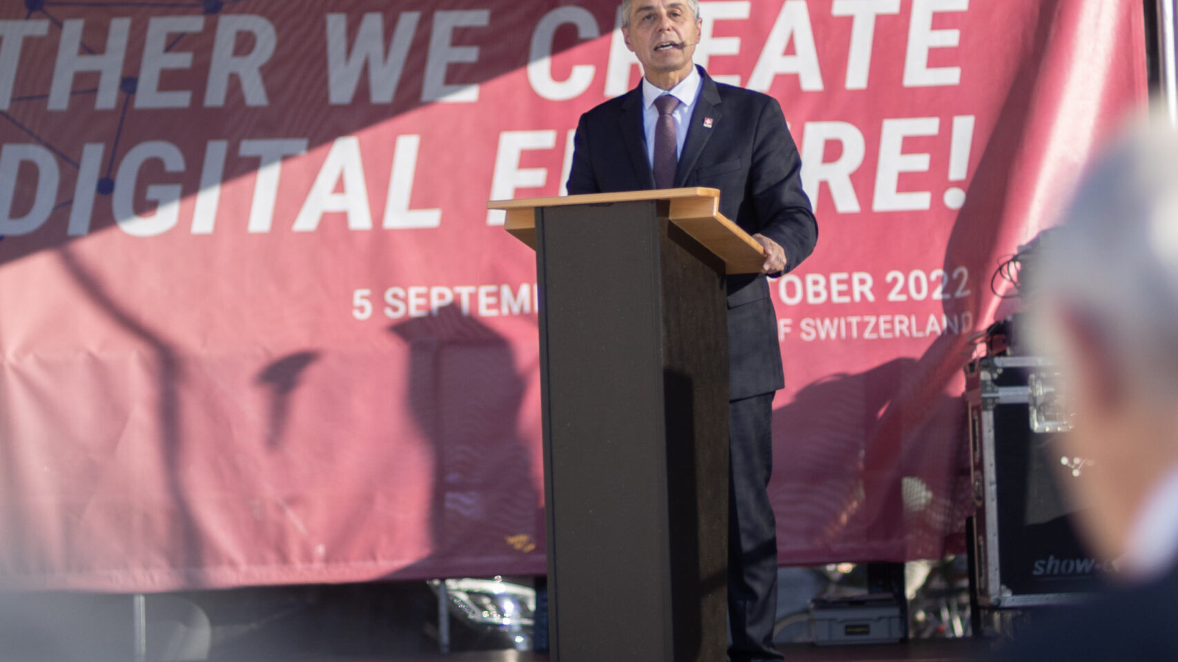 'Swiss Digital Journals' 2022 blev indviet i Bern den 5. september Præsidenten for det schweiziske forbund, Ignazio Cassis, deltog i begivenheden og holdt en tale