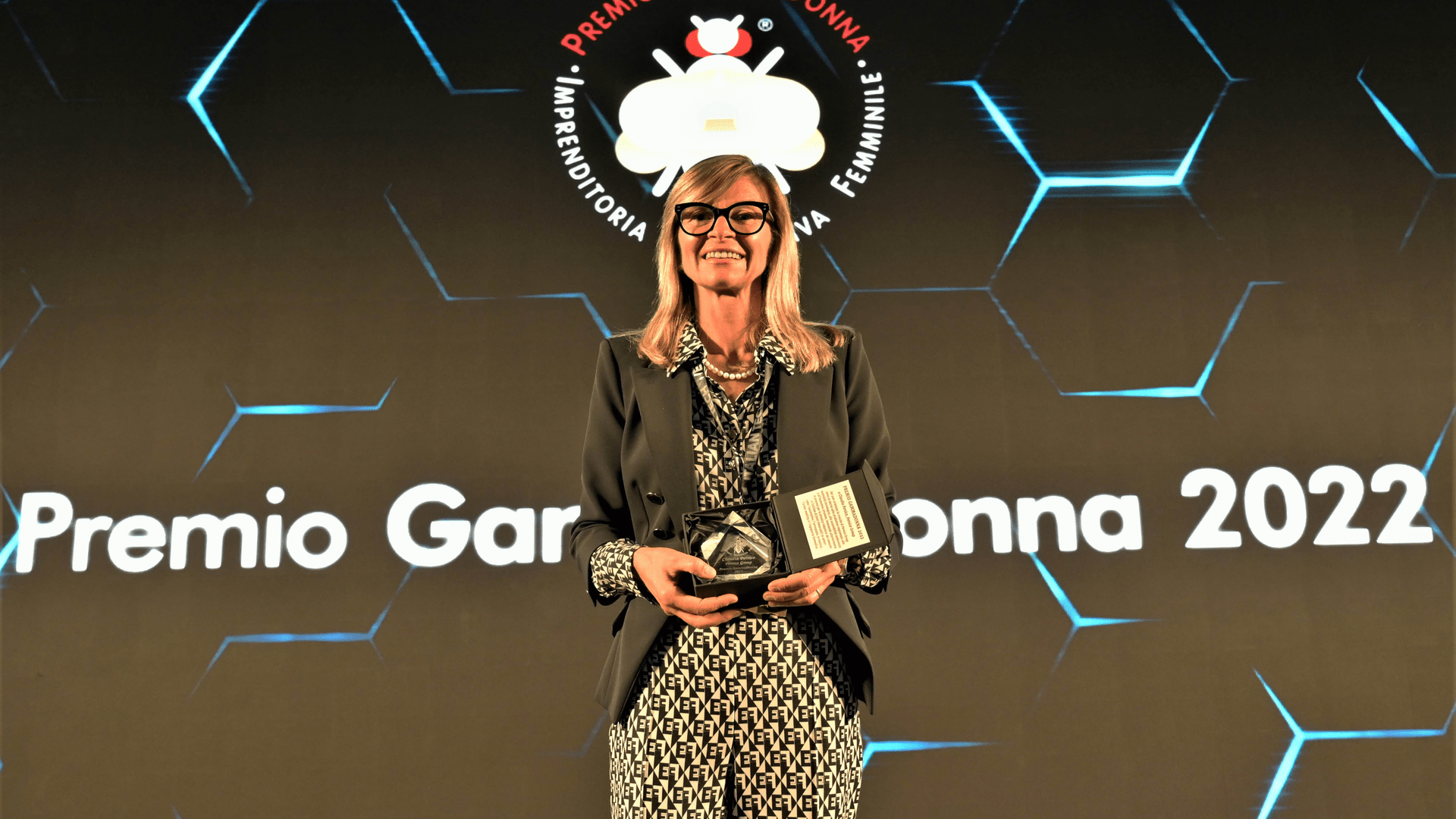 Claudia Persico, CEO del Persico Group, è risultata la vincitrice assoluta del 14esimo “Premio GammaDonna” in Italia (Foto: Alessandro Rocca)