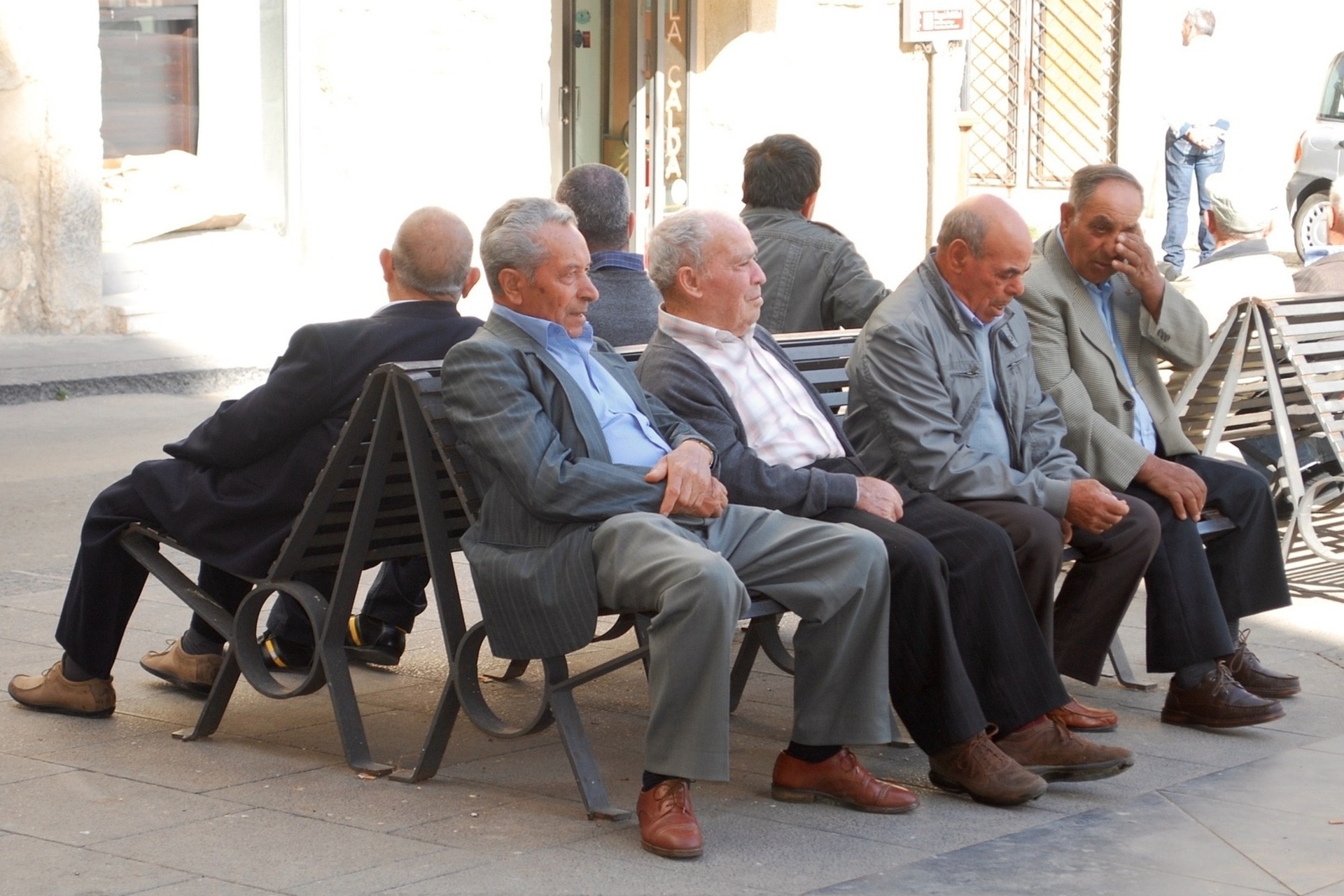 Italienare: Italien är ett land som mestadels befolkas av äldre människor