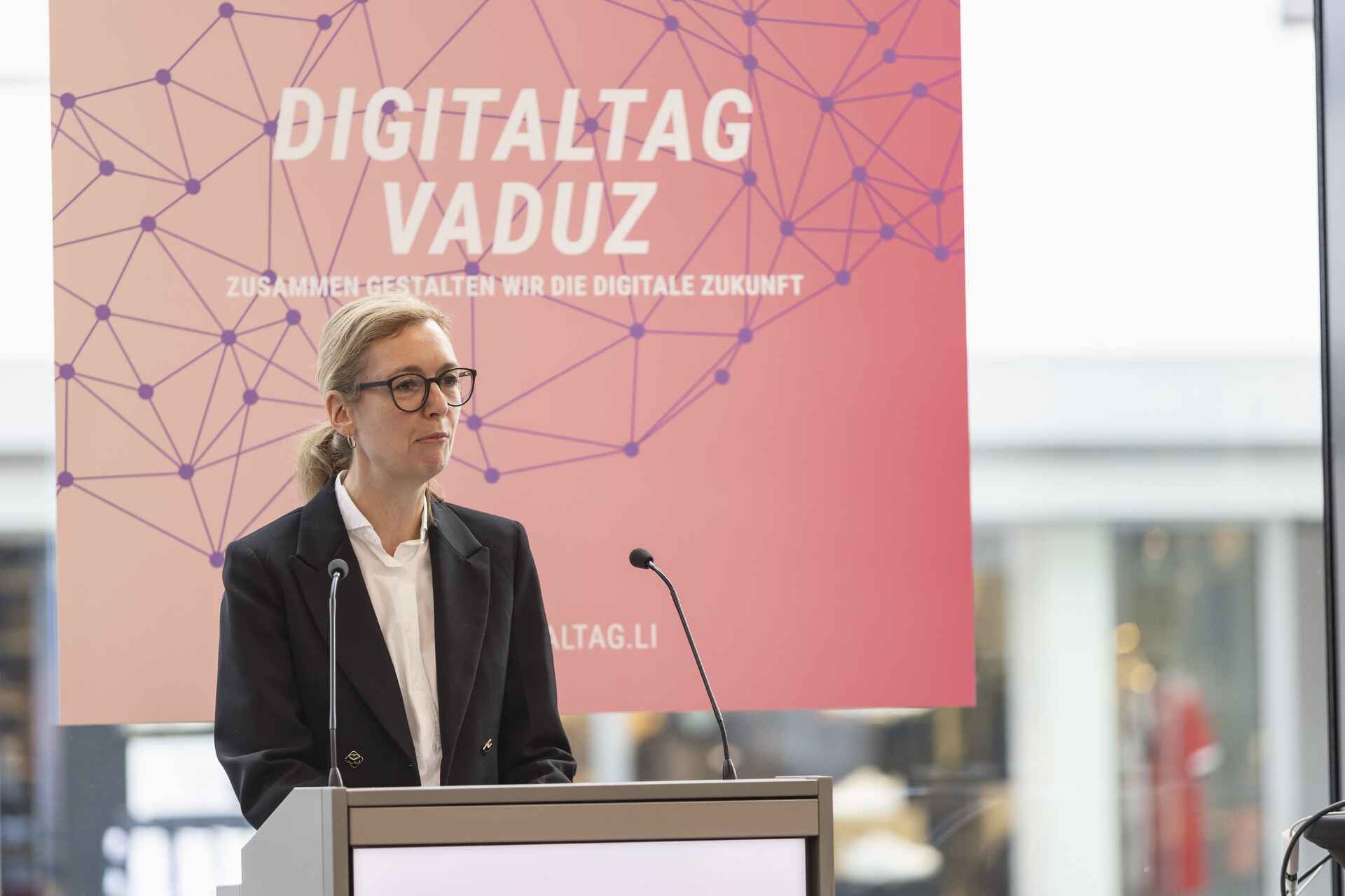 "Digitaltag Vaduz" ໄດ້ຖືກຕ້ອນຮັບໂດຍ Kunstmuseum ຂອງນະຄອນຫຼວງຂອງ Liechtenstein ໃນວັນເສົາ 15 ຕຸລາ 2022.