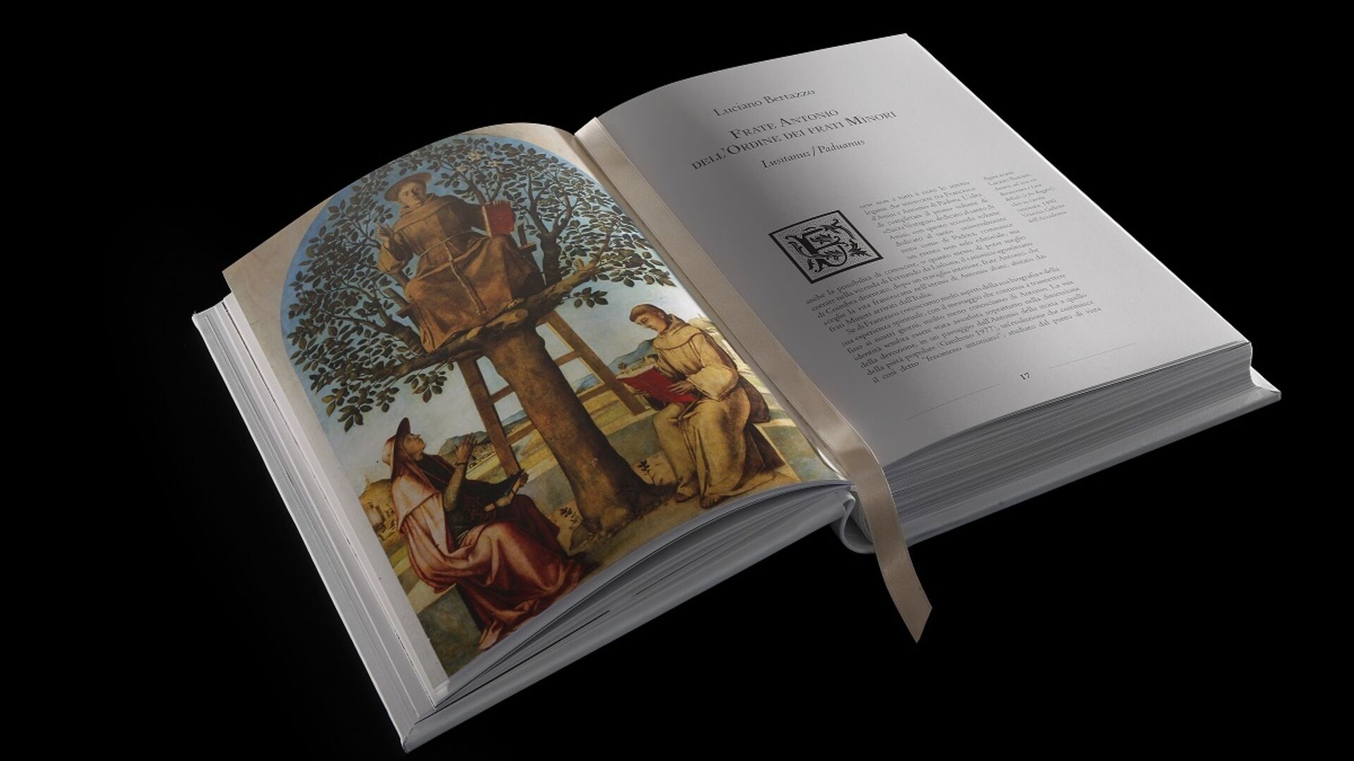 La riproduzione della Bolla originale della canonizzazione di Antonio di Padova di Papa Gregorio IX
