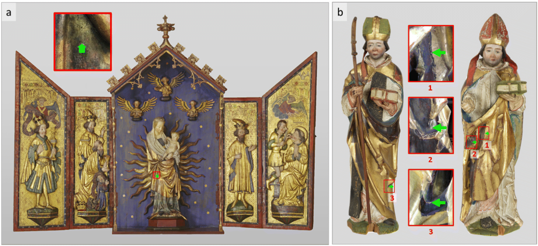 L’altare tedesco del Quindicesimo Secolo e le statue basilesi di vescovi esaminati dal PSI
