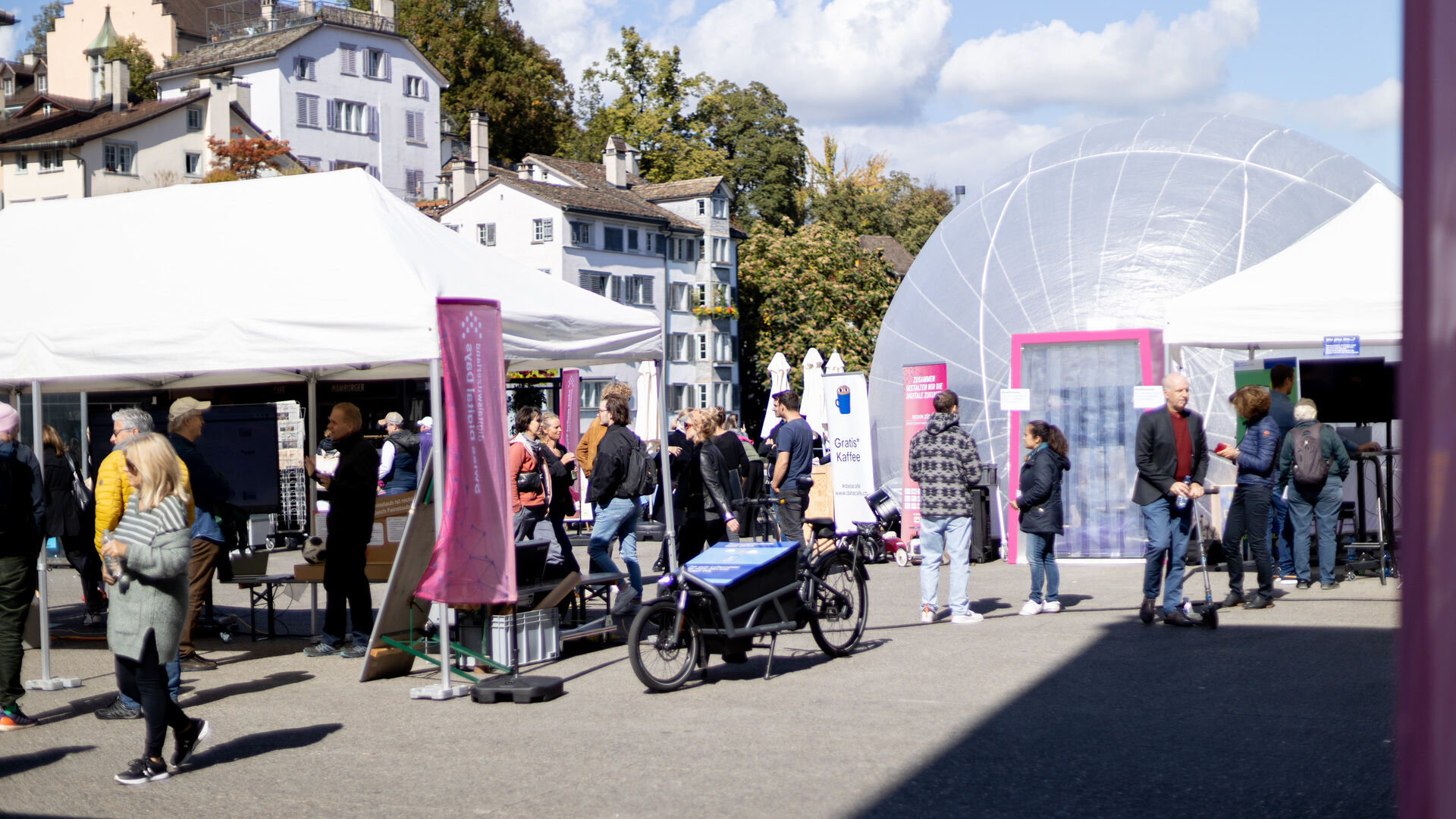 "Swiss Digital Days" 2022 stoppet i Zürich (Zürich), Schaffhausen (Schaffhausen) og Winterthur (Zürich) fra 19. til 25. september