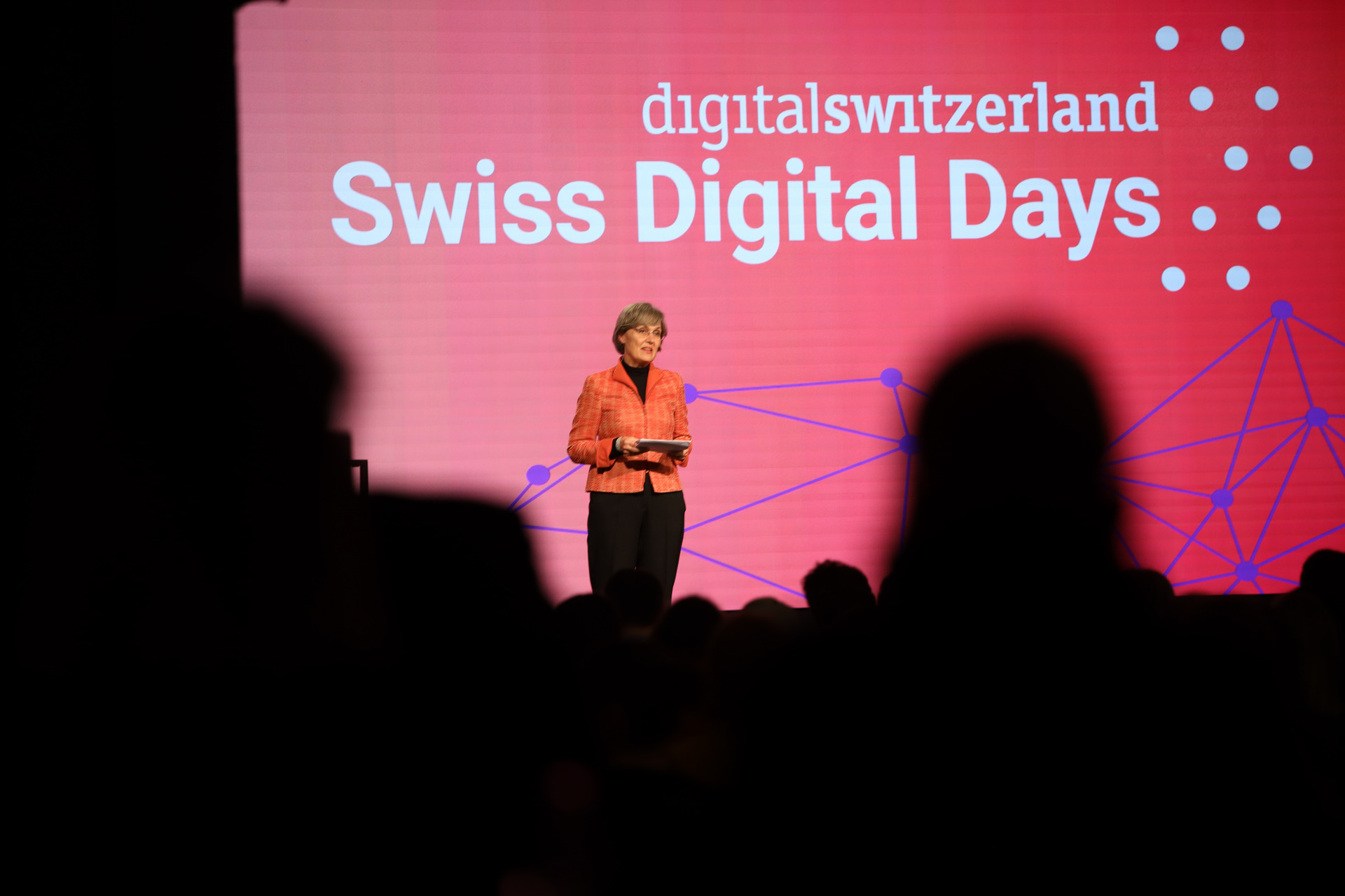 Afslutningsarrangementet for "Swiss Digital Days" 2022 på Freiruum i Zug (Zug) den 27. oktober