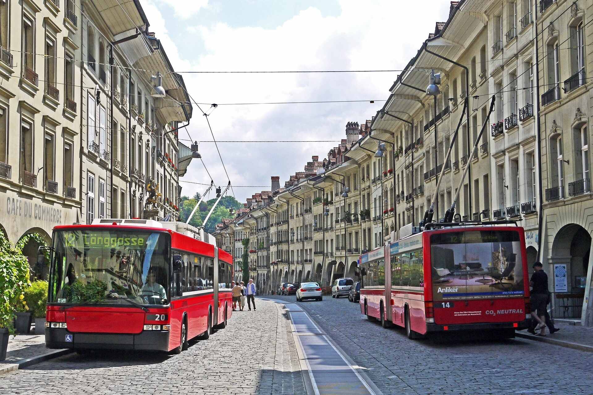 Il filobus è un mezzo di trasporto particolarmente ecologico