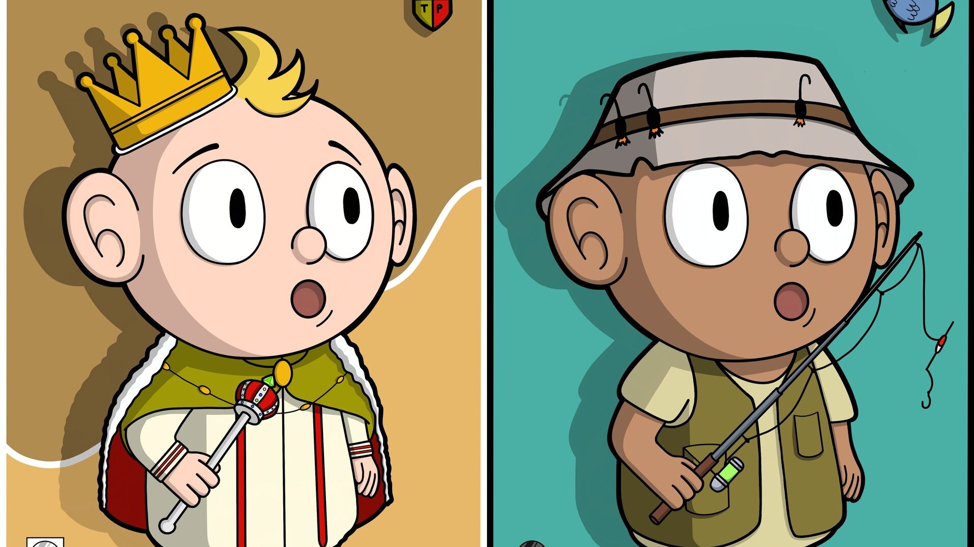 «Stereotypes Crew» компаниясының Child Prodigy топтамасының мультфильм стиліндегі балалары