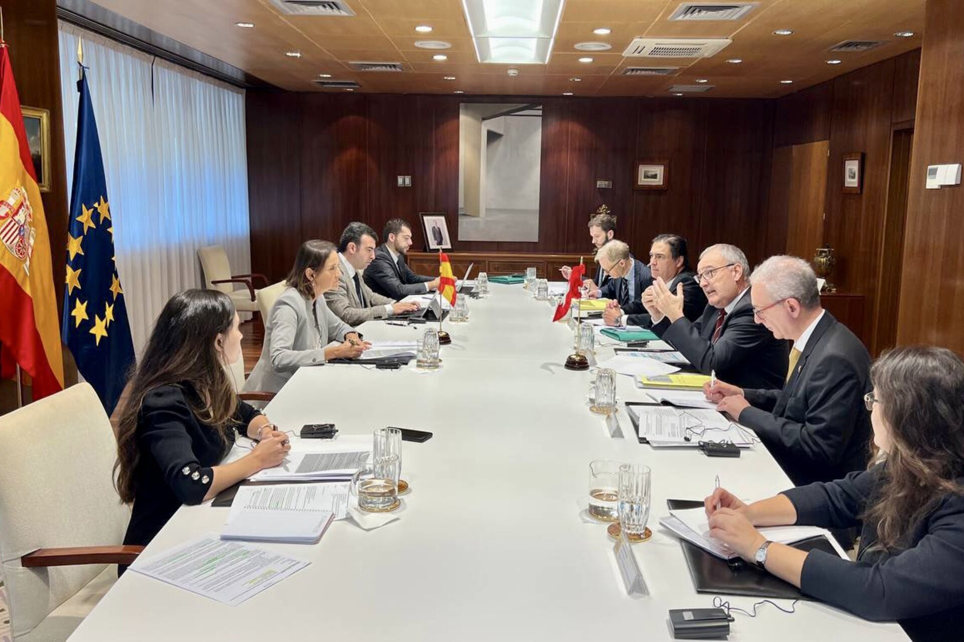 Šveitsi ja Hispaania delegatsioonide kohtumine Madridis 10.–11. novembril 2022