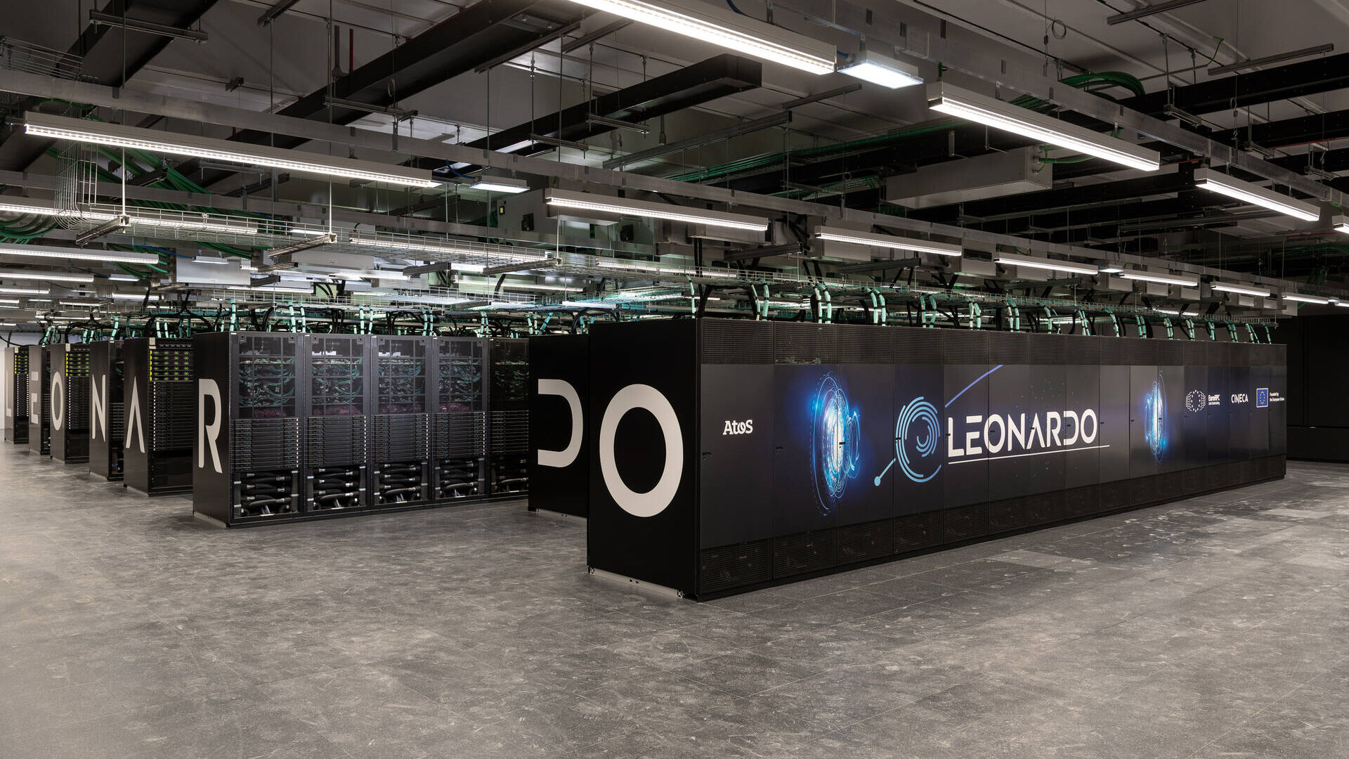 La cerimonia di inaugurazione del supercomputer Leonardo a Bologna il 24 novembre 2022