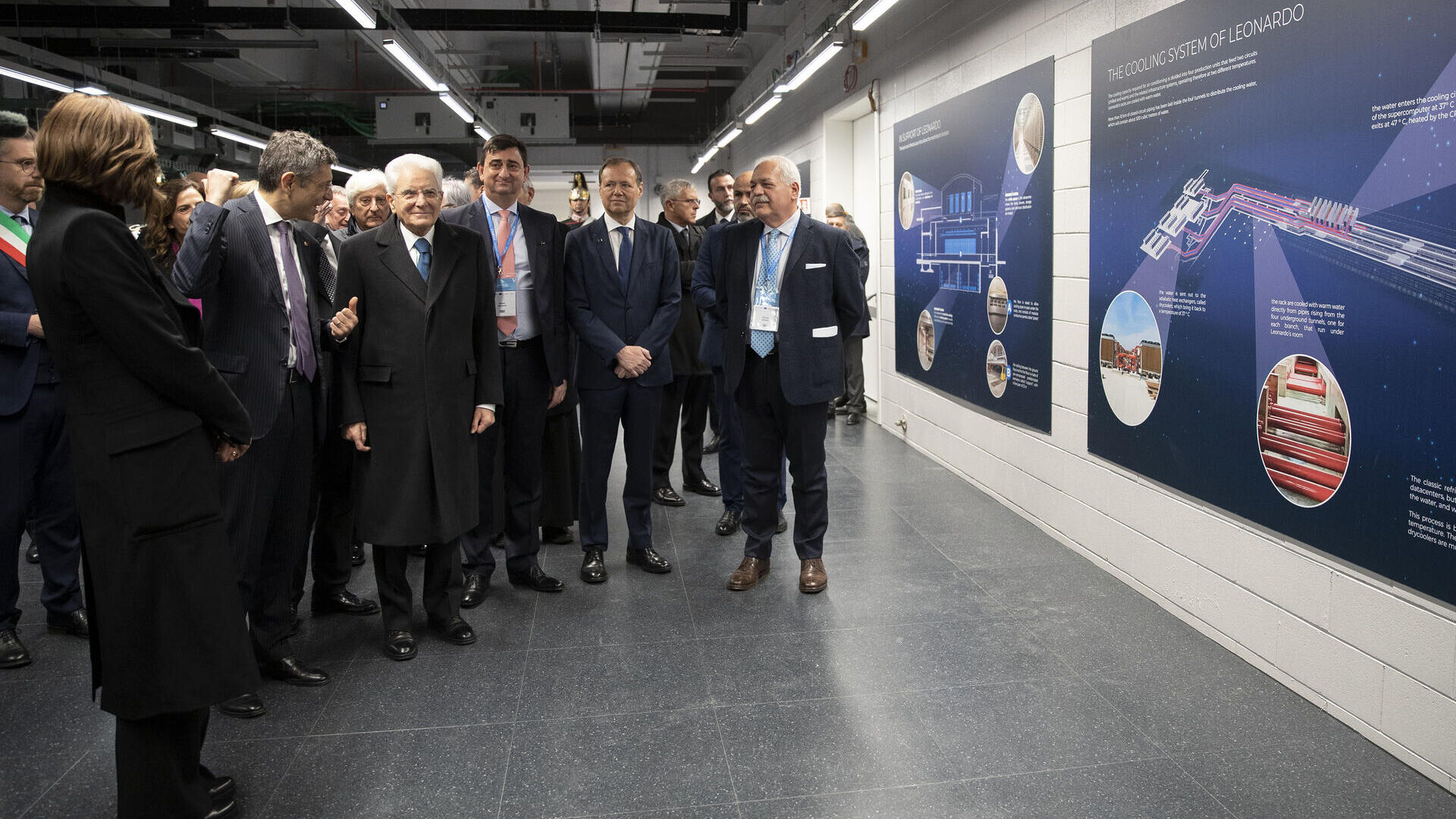 La cerimonia di inaugurazione del supercomputer Leonardo a Bologna il 24 novembre 2022