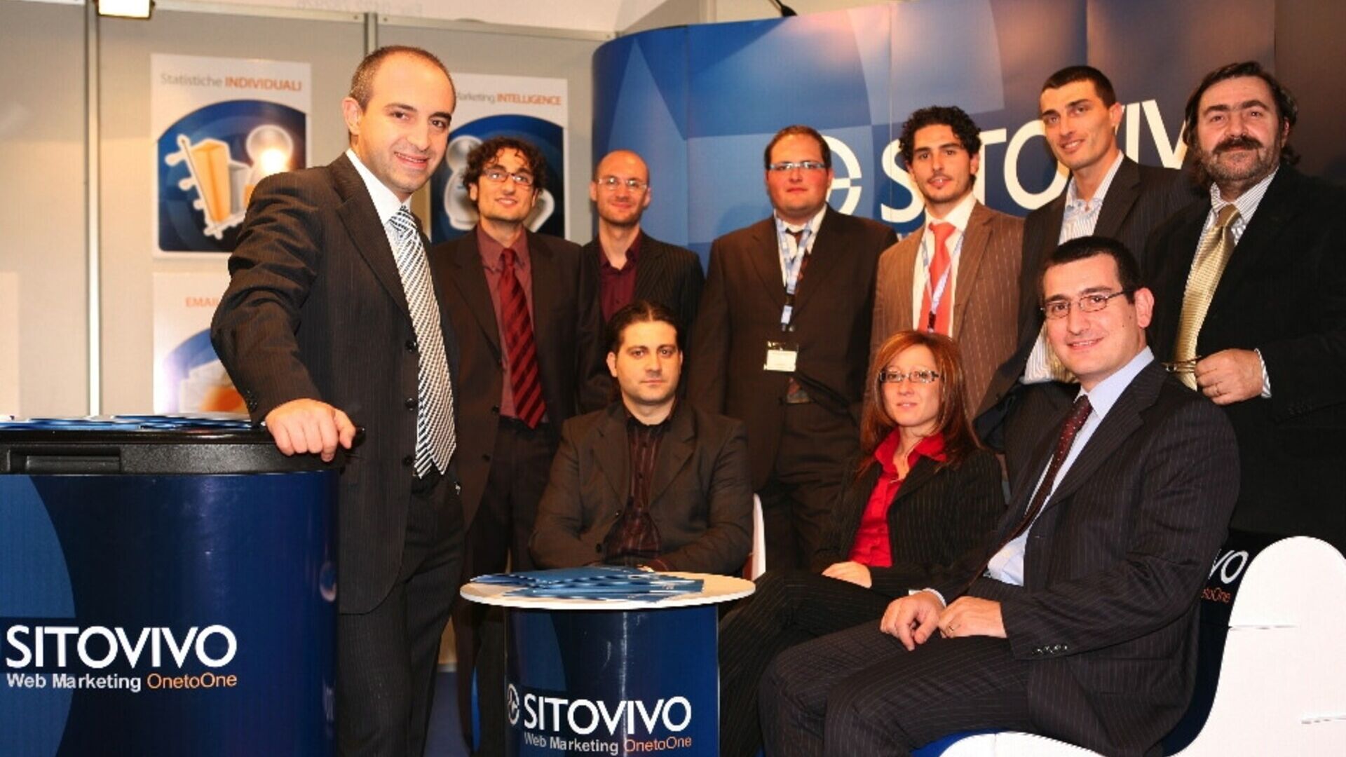 Lo staff della società SitoVivo di Torino e Giarre (Catania)