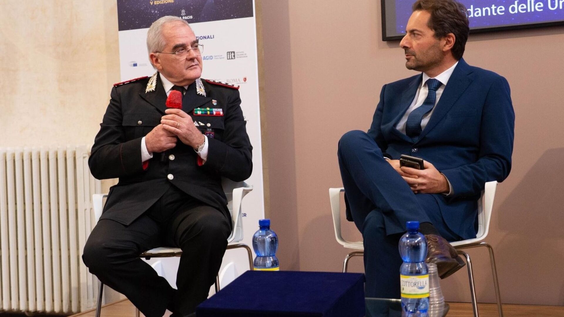 Antonio Marzo, Generale Corpo d'Armata e Comandante dell’Unità Forestali Ambientali dei Carabinieri, e Alessandro Coppola, Direttore Generale Agenzia dell’ENEA