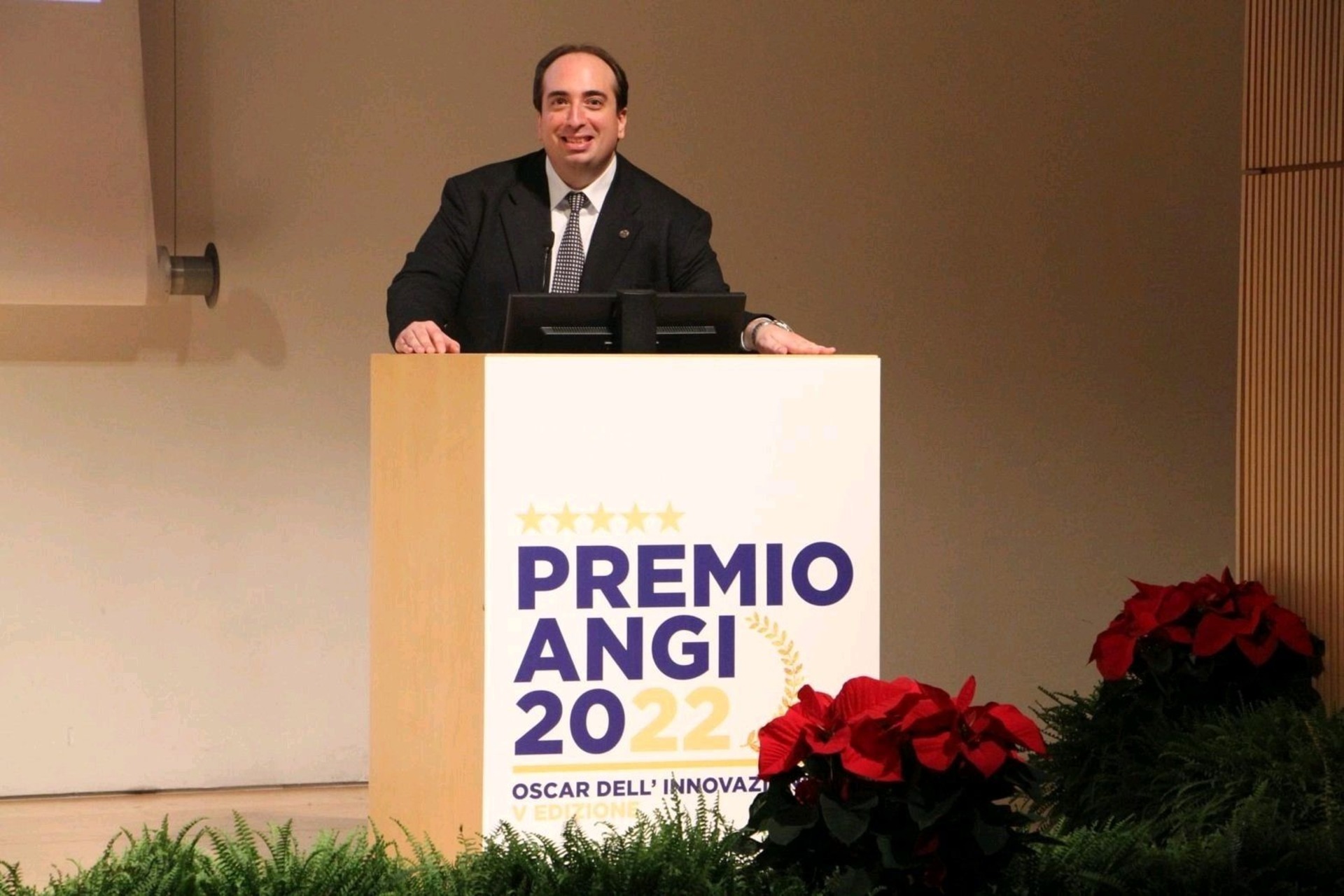 Oscar dell'Innovazione: Gabriele Ferrieri, Presidente dell’Associazione Nazionale Giovani Innovatori, alla consegna del “Premio ANGI - Oscar dell’Innovazione” 2022
