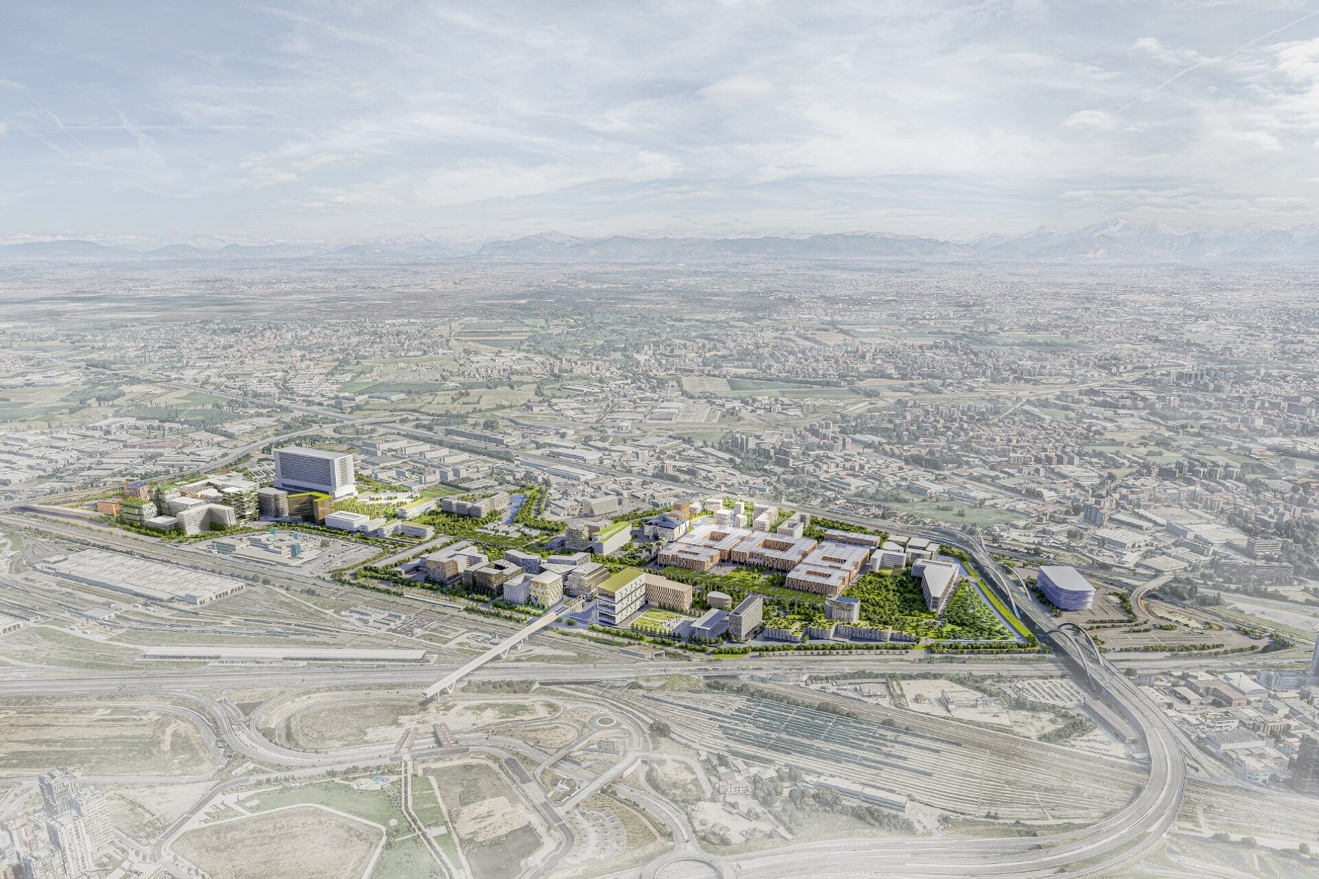 Life sciences: the plan of MIND, the Milan Innovation District, an innovation hub project that rises in the area used by the 2015 universal exposition and is curated by Arexpo