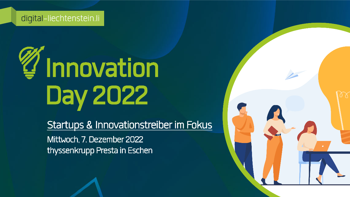 Giornata dell'Innovazione Liechtenstein: la key visual dell'edizione 2022 dello "Innovation Day" in Liechtenstein