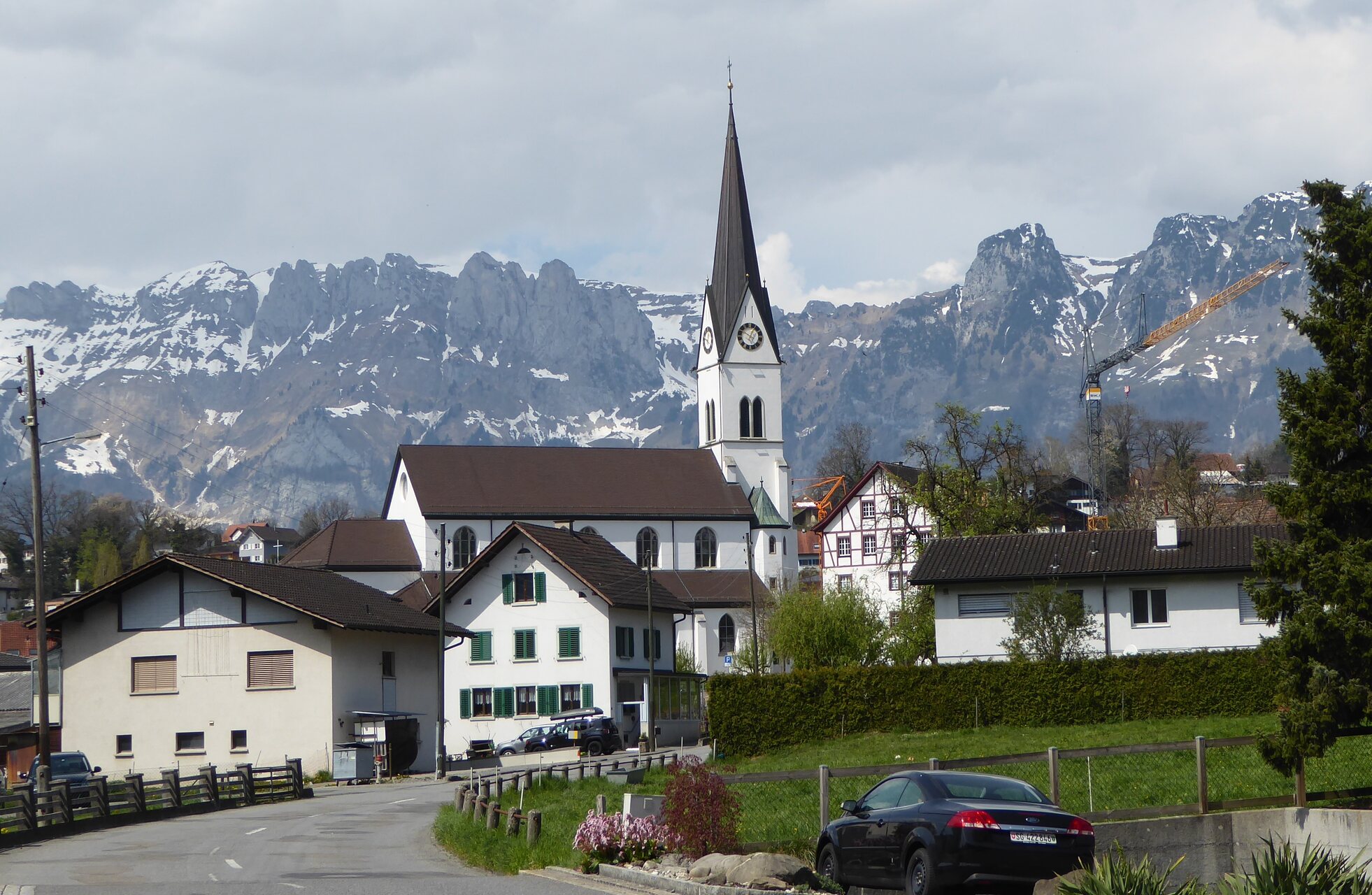 Innovationsdagen Liechtenstein: staden Eschen i Furstendömet Liechtenstein
