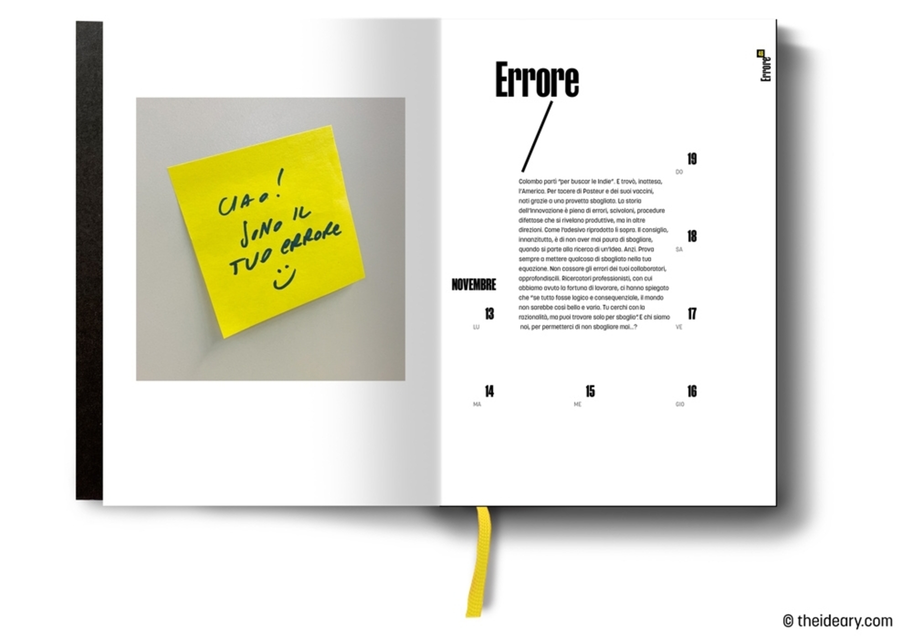 „L'Ideario“: keli „L'ideario“ 2023 m. peržiūros puslapiai, kuriuos sukūrė Patrizia Pfenninger ir Pasquale Diaferia