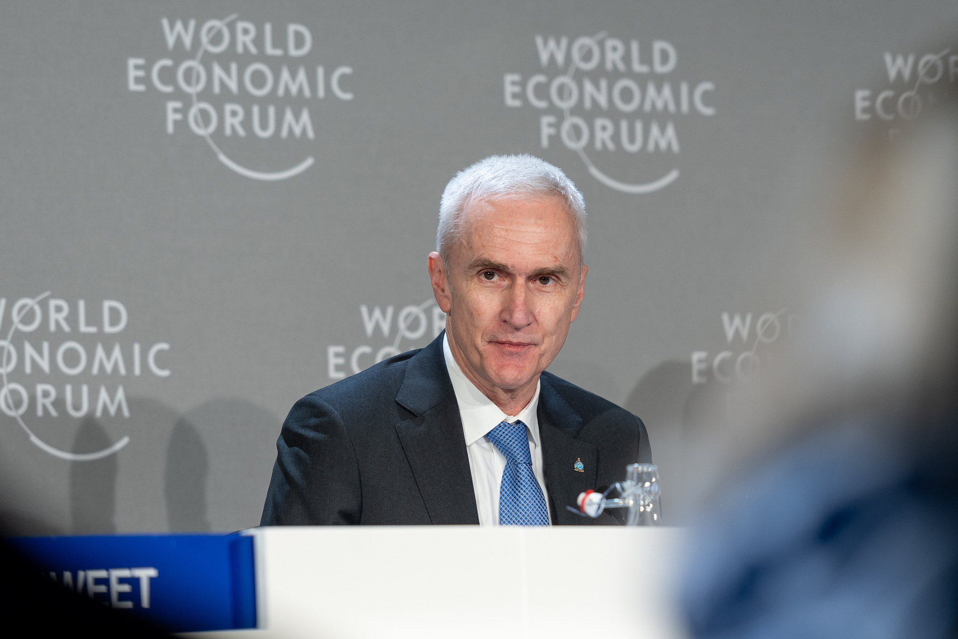 Cibersegurança: a apresentação da edição de 2023 do "Global Cybersecurity Outlook" no Fórum Econômico Mundial de Davos: a intervenção de Jürgen Stock, Secretário-Geral da INTERPOL