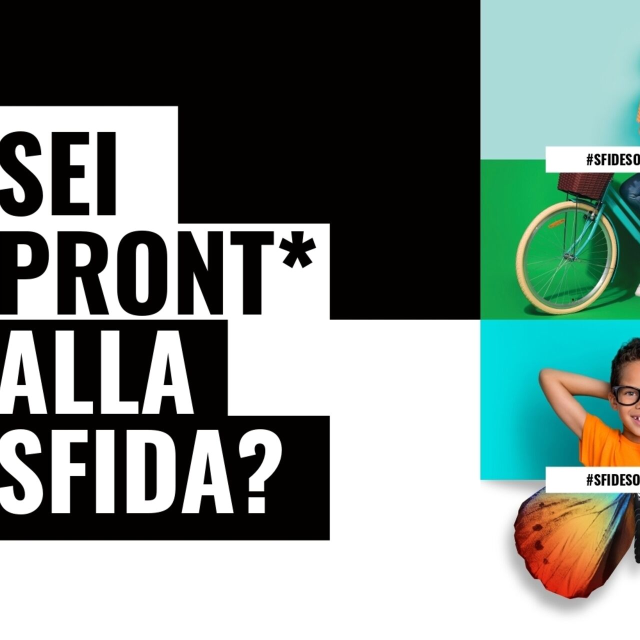 #SfideSostenibili: la key visual della campagna di comunicazione nata dal lavoro congiunto della Divisione Socialità e della Divisione Eventi e Congressi della Città di Lugano