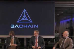Lugano: il lancio della blockchain A3Chain alla presenza di Robert Bregy, Michele Foletti e Pietro Poretti