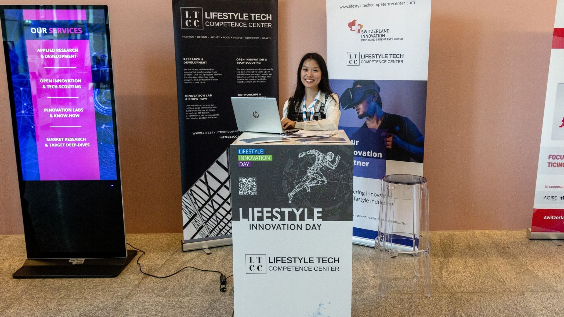 Lifestyle Innovation Day : les stands du LAC à Lugano le 13 mars 2023