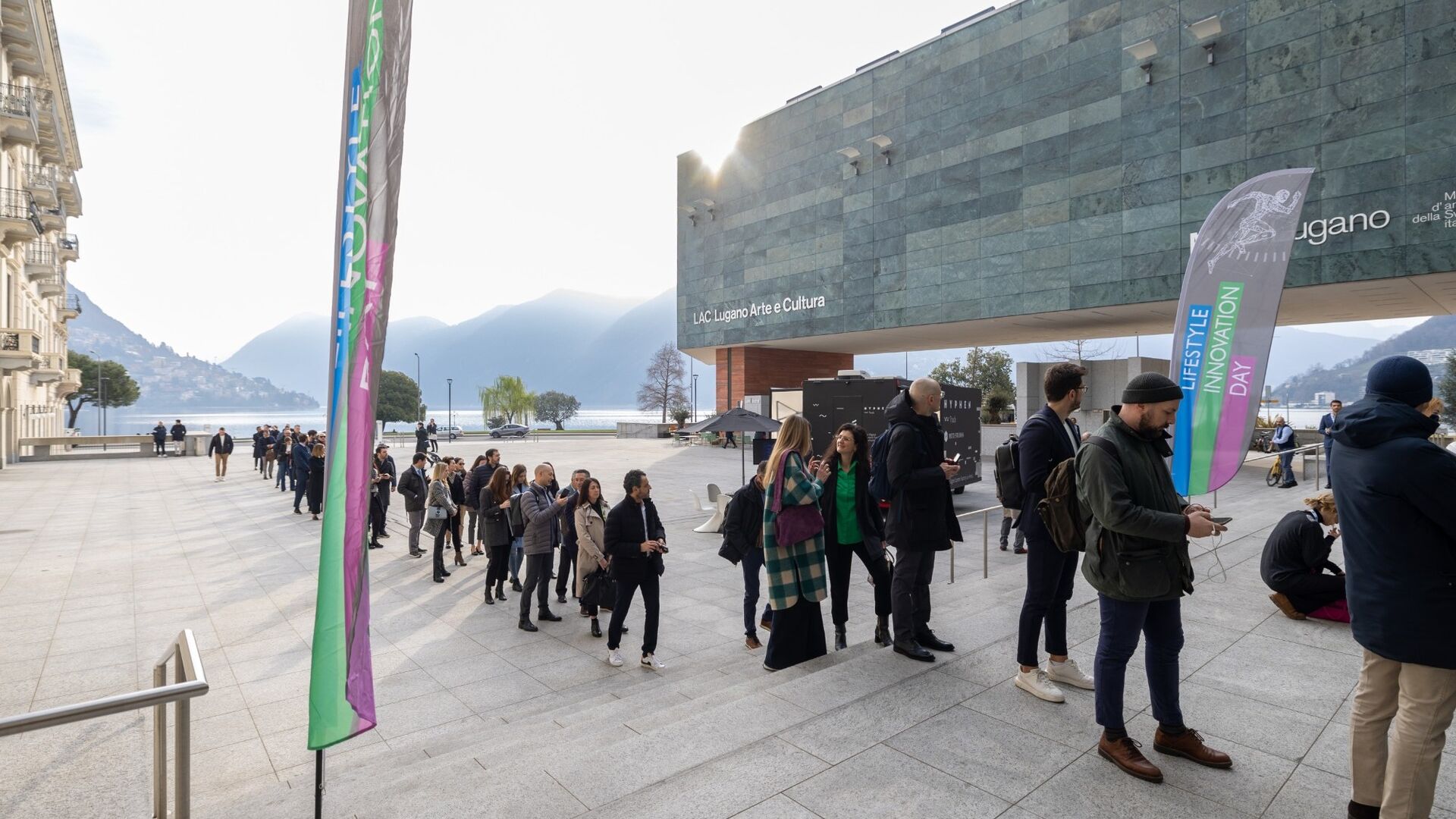 Día de la innovación en el estilo de vida: actividades de networking y el escenario en el LAC en Lugano el 13 de marzo de 2023