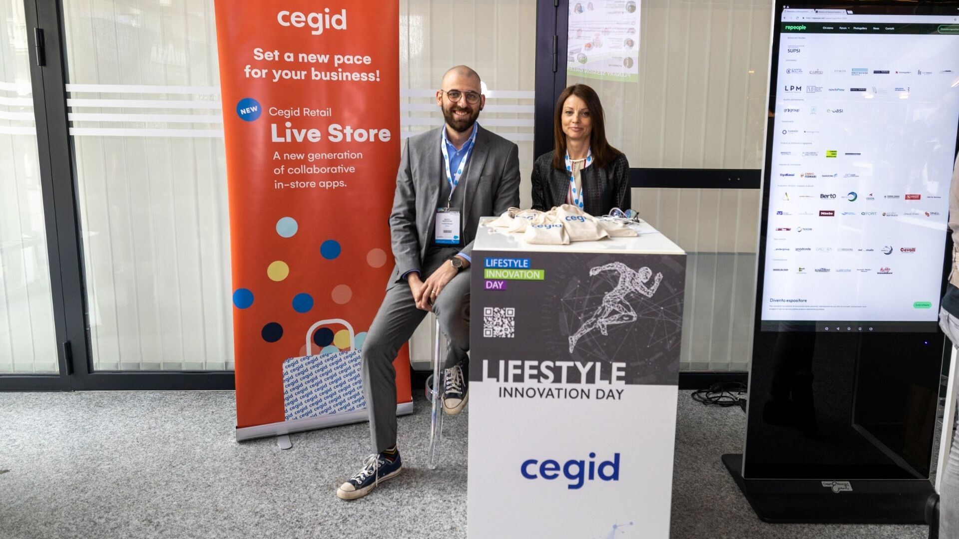 Lifestyle Innovation Day: the stands at the LAC in Lugano on 13 March 2023