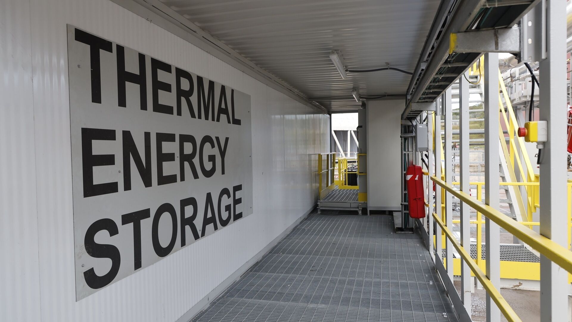 Energia: l’innovativo impianto di accumulo sostenibile Thermal Energy Storage (TES) di Gruppo Enel e Brenmiller Energy nella frazione Santa Barbara di Cavriglia, in provincia di Arezzo