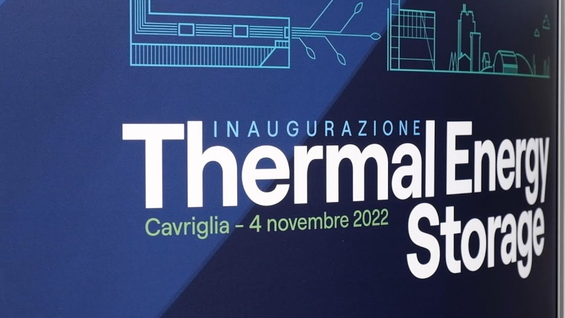 Energia: l’inaugurazione dell’innovativo impianto di accumulo sostenibile Thermal Energy Storage (TES)