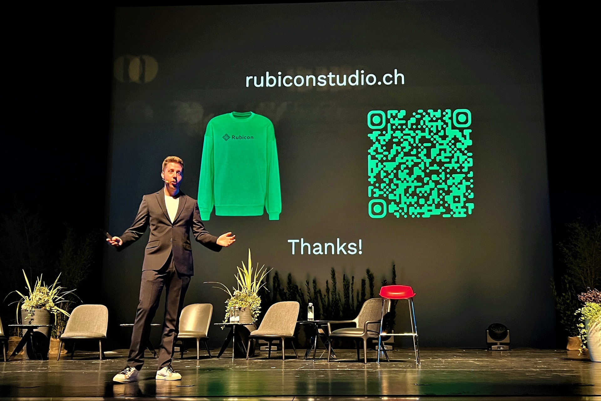 Lifestyle Innovation Day: Luca Ambrosini, CEO e Co-Founder di Studio Rubicon, all'edizione 2023 del "LID" a Lugano, in Svizzera