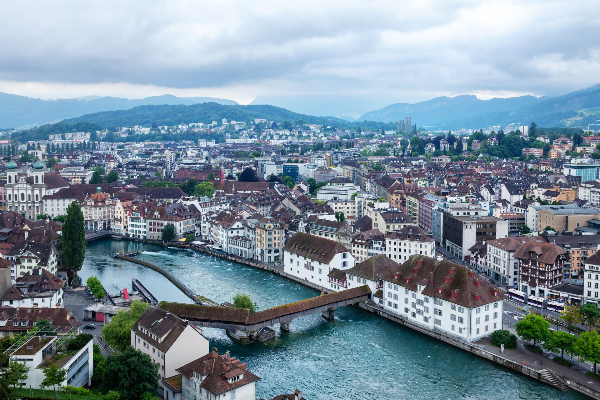 Luzern: das historische Zentrum von Luzern, Schweiz
