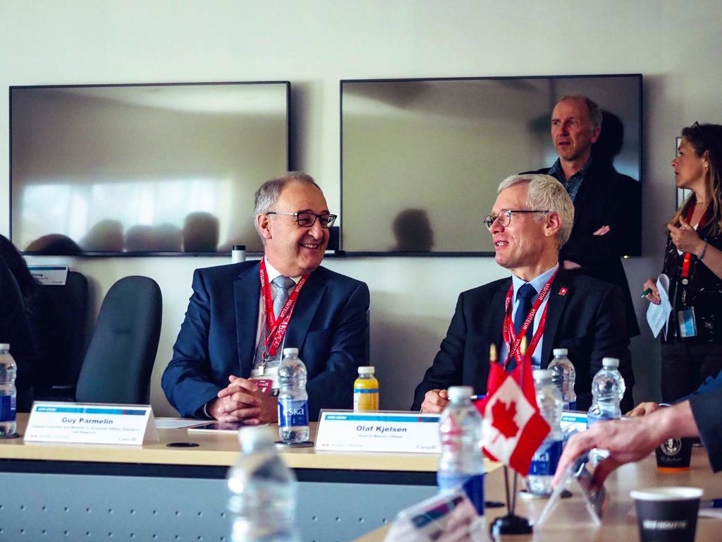 Svizzera e Canada: Guy Parmelin e François-Philippe Champagne