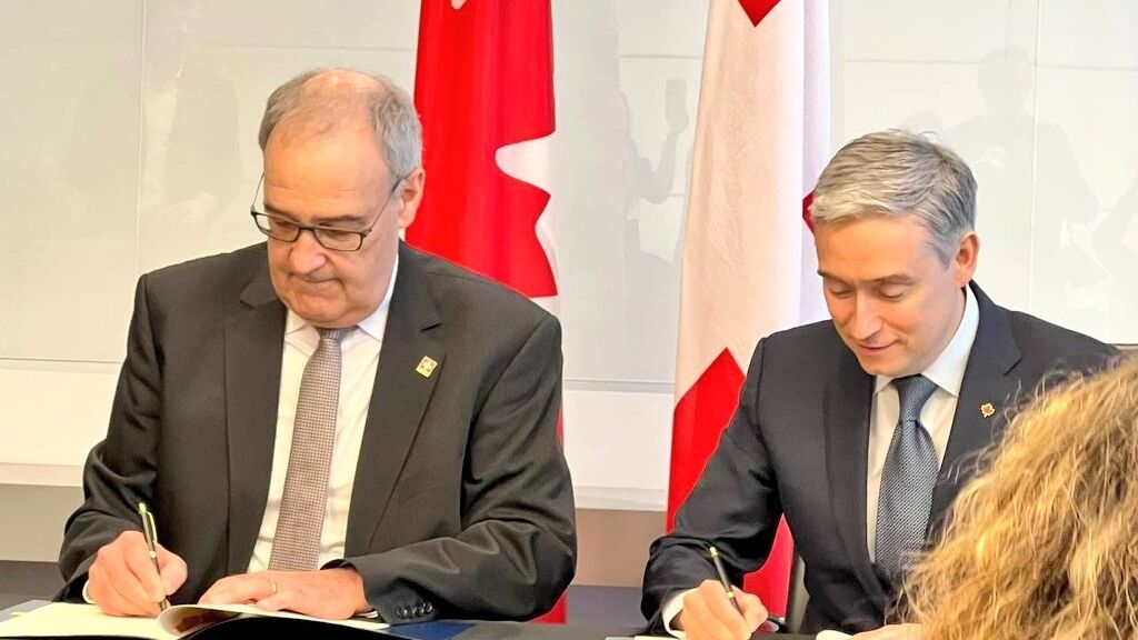 Svizzera e Canada: Guy Parmelin e François-Philippe Champagne