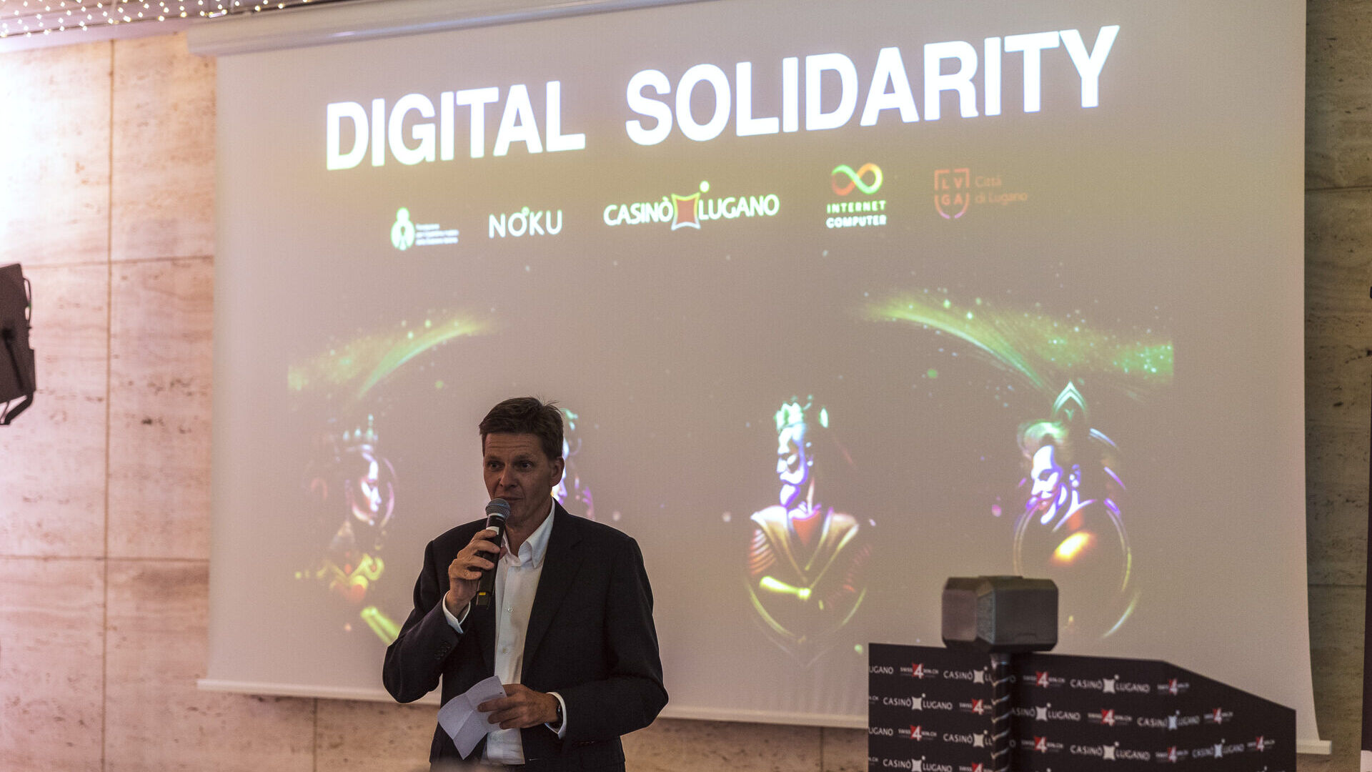 Digital Solidarity: aftenen dedikeret til NFT-samlingen fra Lugano Casino i Schweiz