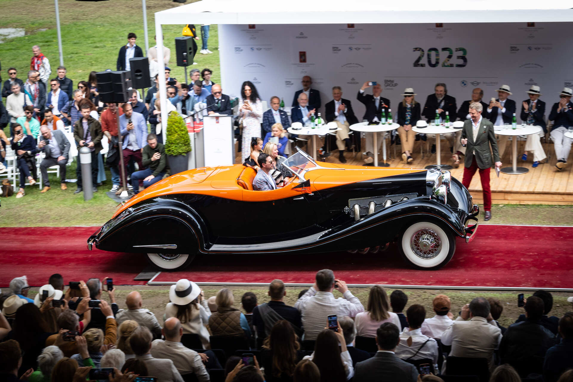 老爺車：1935 年 Concorso d'Eleganza Villa d'Este 上的 2023 Duesenberg SJ 轎車