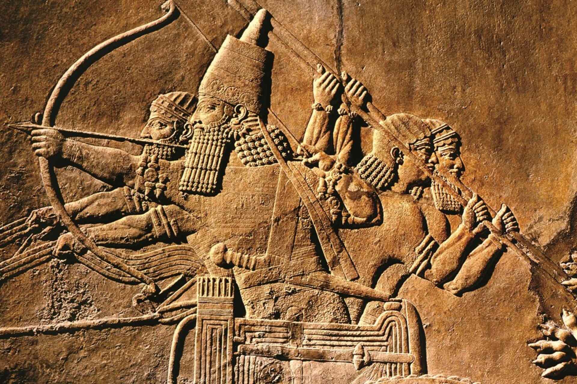 Cuneiforme: il re Assurbanipal o Sardanapalo
