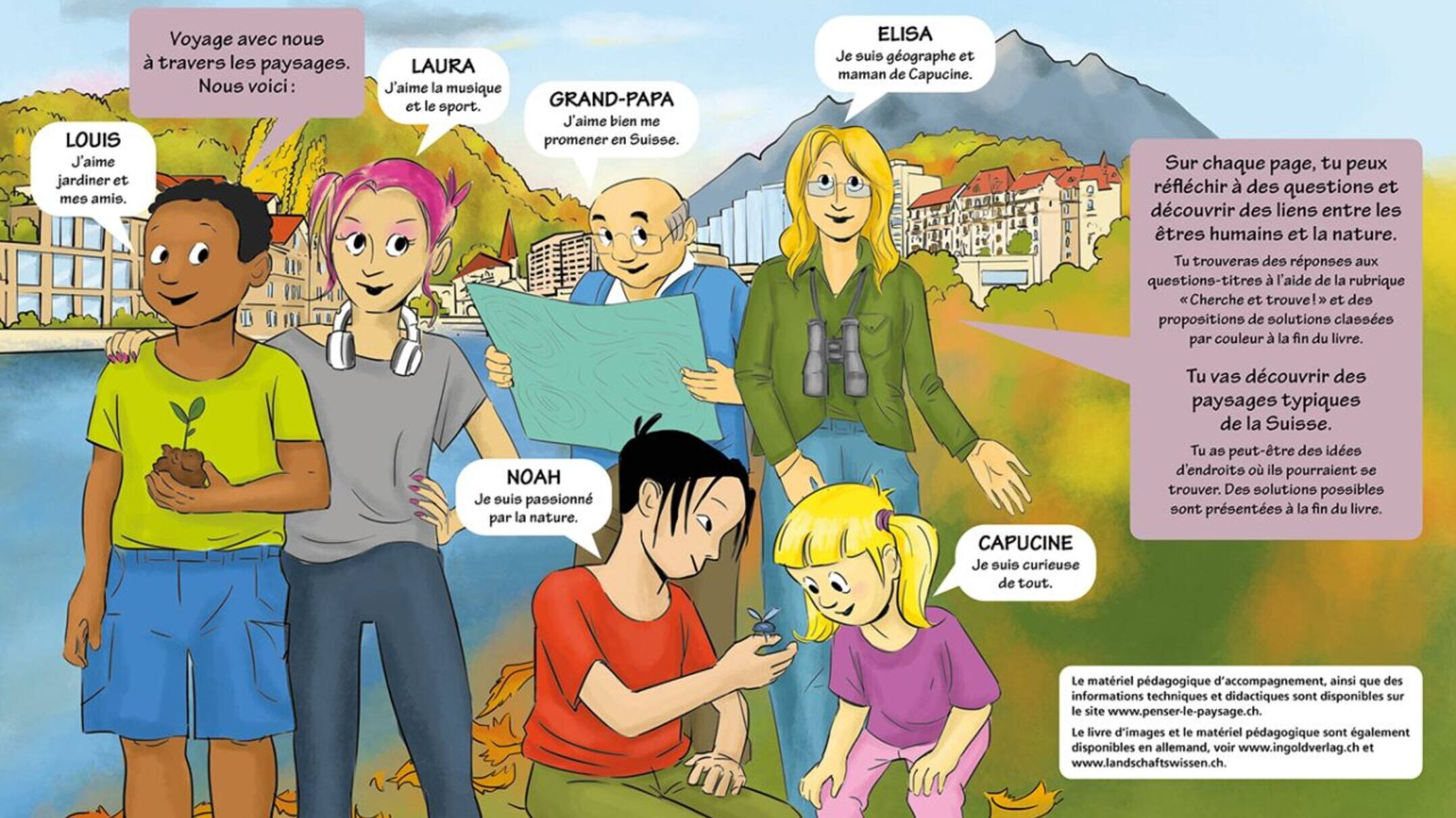 ESS: una striscia del fumetto svizzero di Educazione allo Sviluppo Sostenibile per i bambini e i giovani