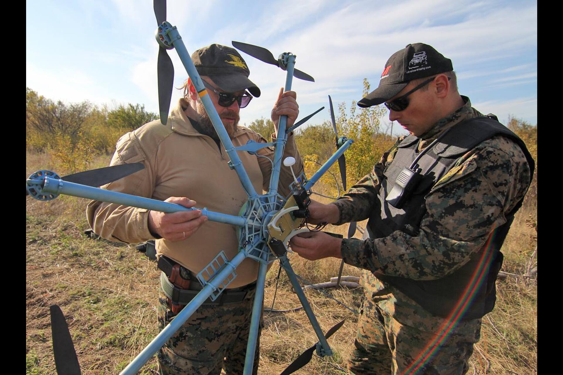 Lufta Ruso-Ukrainase: testet e para në 2015 të një droni ukrainas