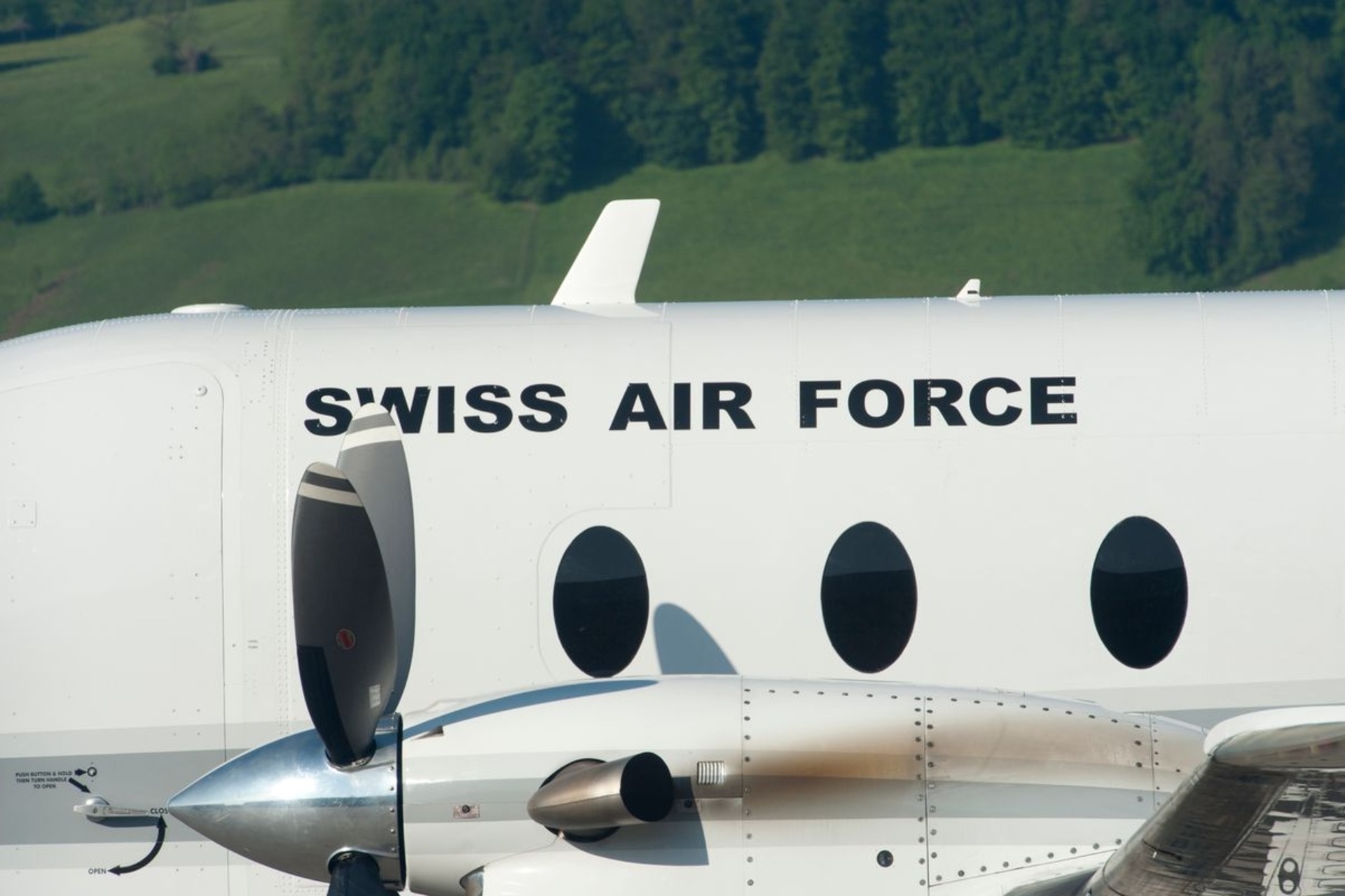 กองทัพอากาศสวิส: Cessna 560XL Citation Excel สำหรับการทดสอบการเคลื่อนที่สีเขียว