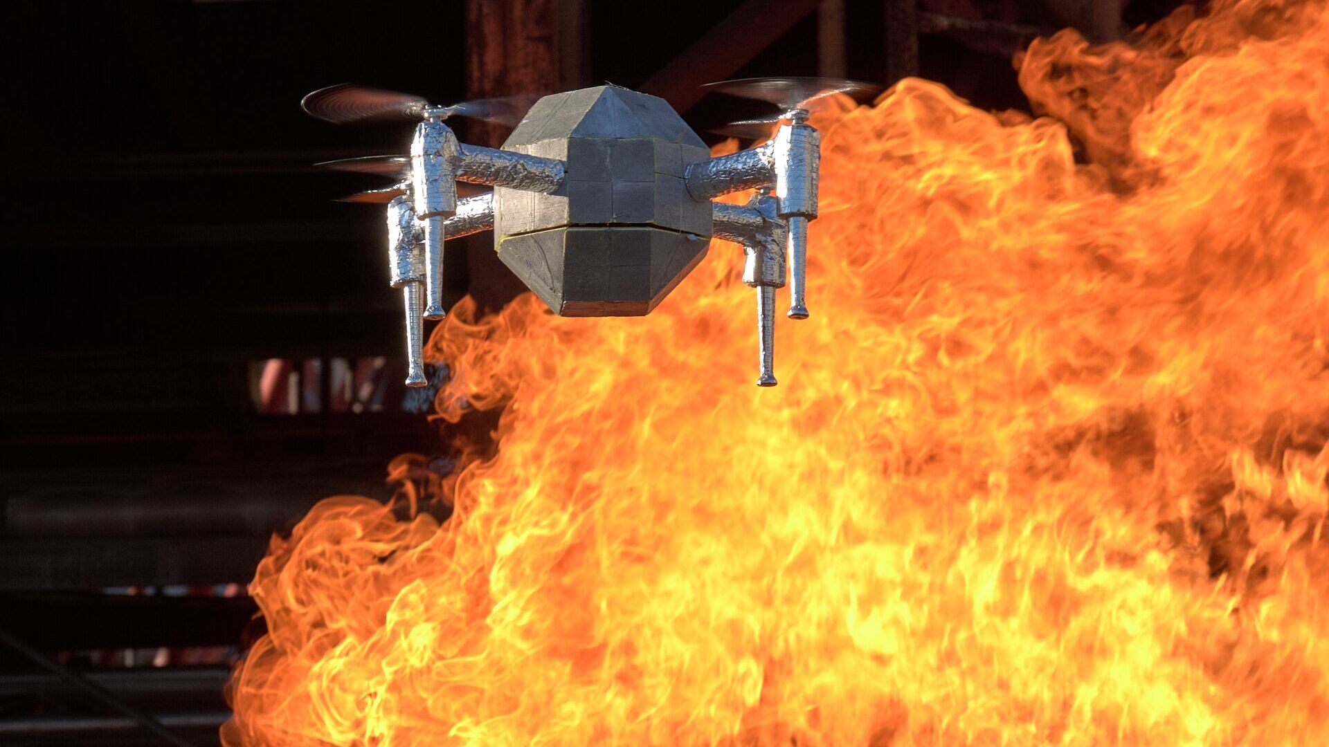 Drone: i test antincendio di Andelfingen
