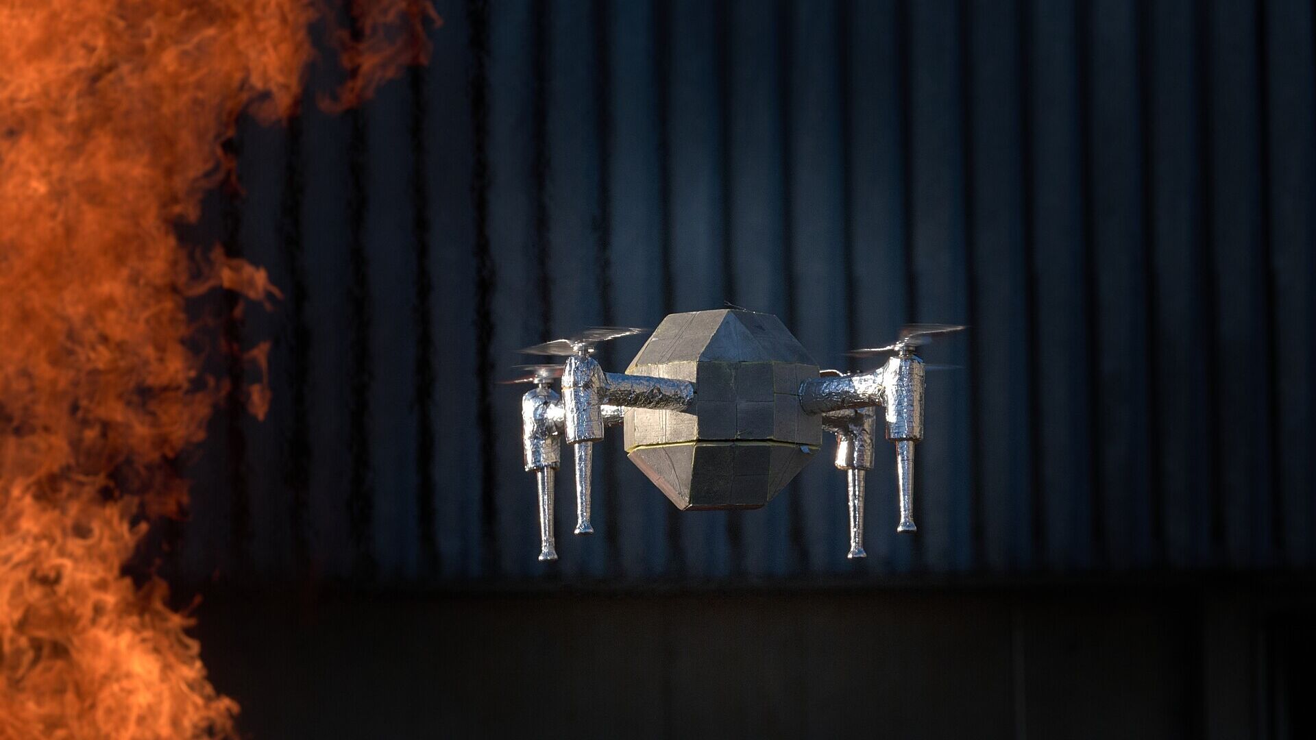 Drone: i test antincendio di Andelfingen